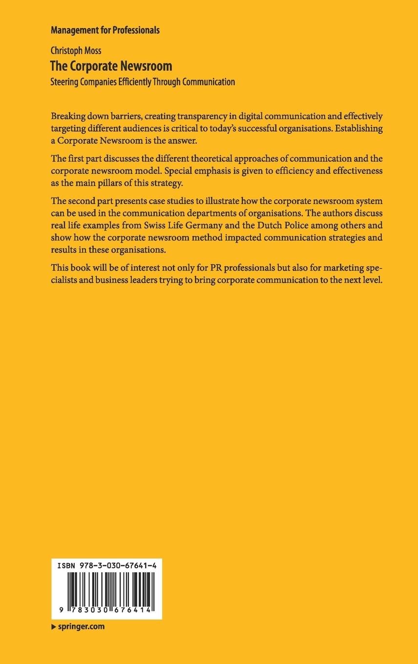 Rückseitencover The Corporate Newsroom