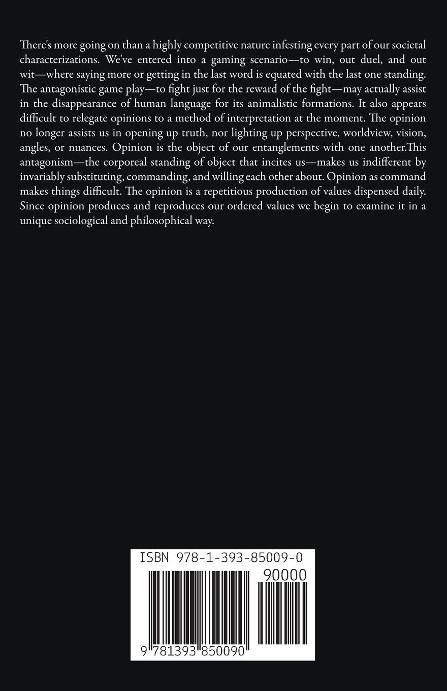 Rückseitencover Win Lose Live And Sometimes Opinions