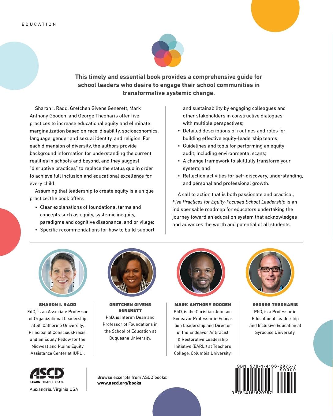 Rückseitencover Five Practices for Equity-Focused School Leadership
