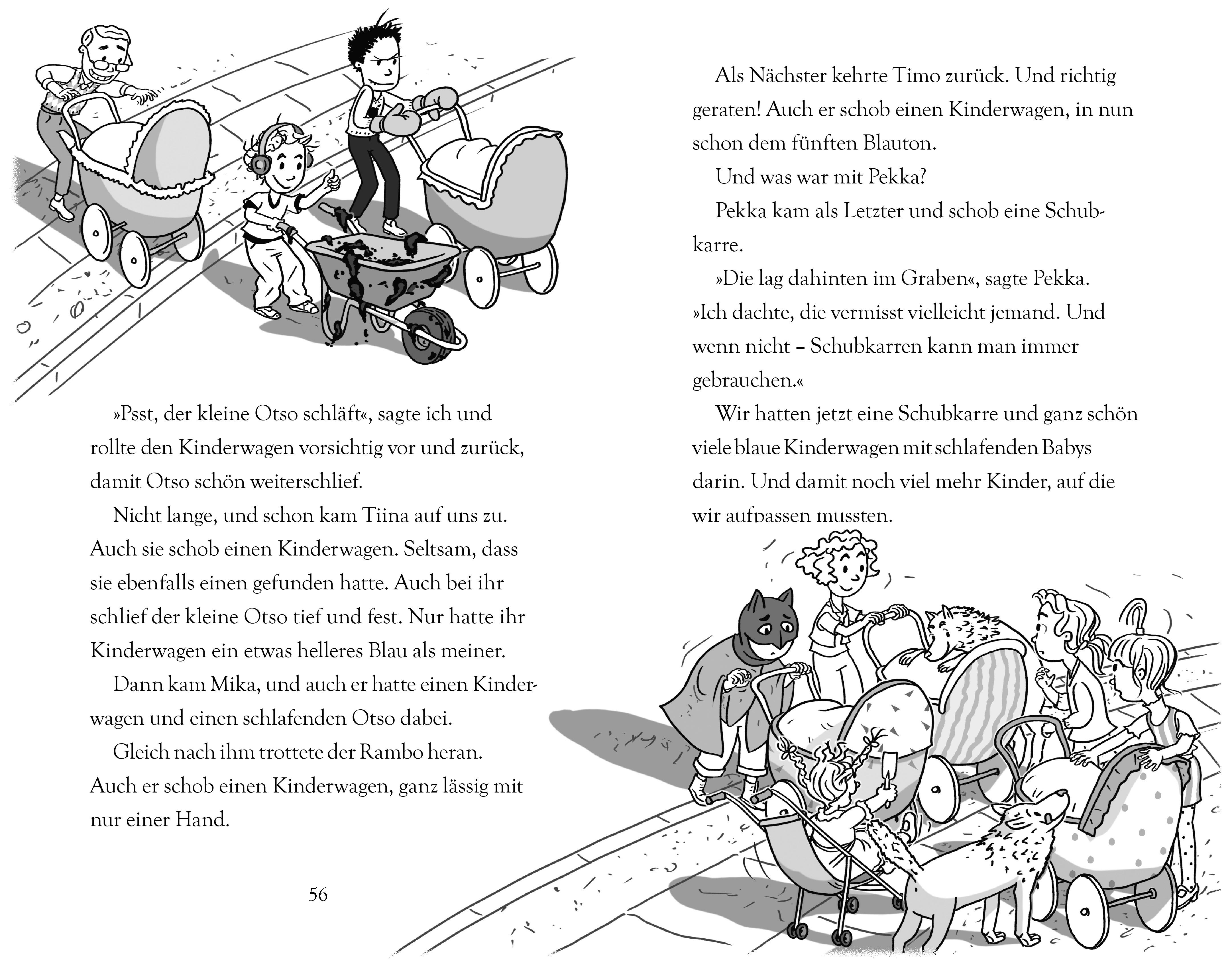 Beispielinhalt (Bild) Ella und ihre Freunde als Babysitter