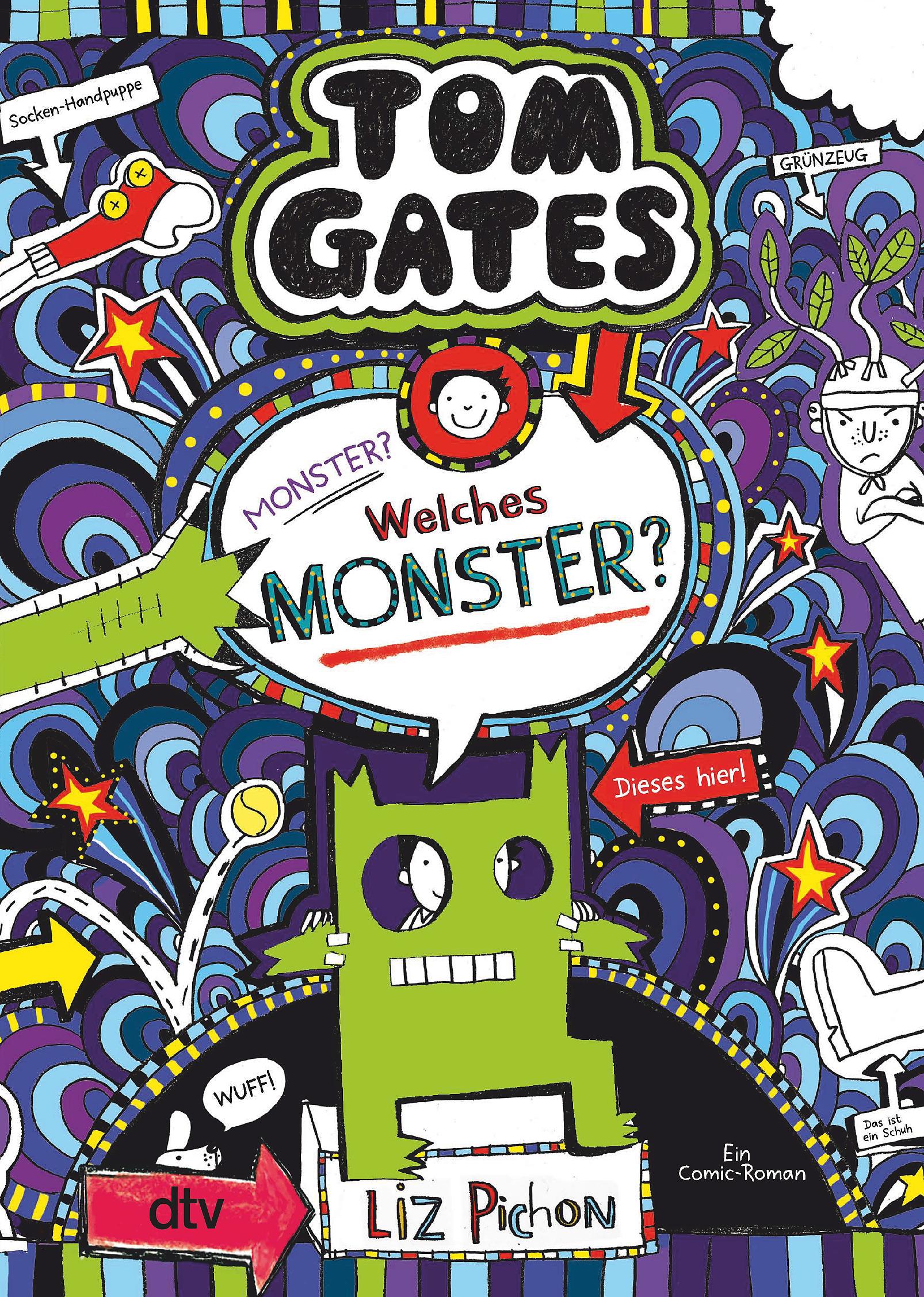 Vorderes Coverbild Tom Gates: Monster? Welches Monster?