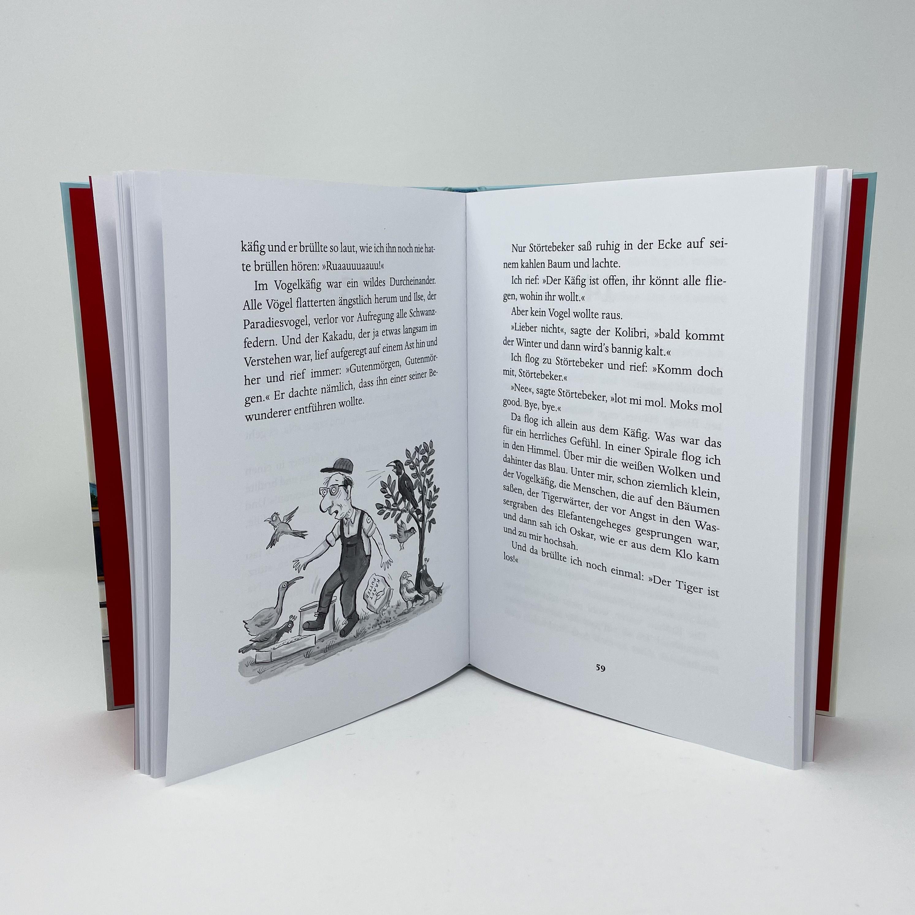 Beispielinhalt (Bild) Die Piratenamsel