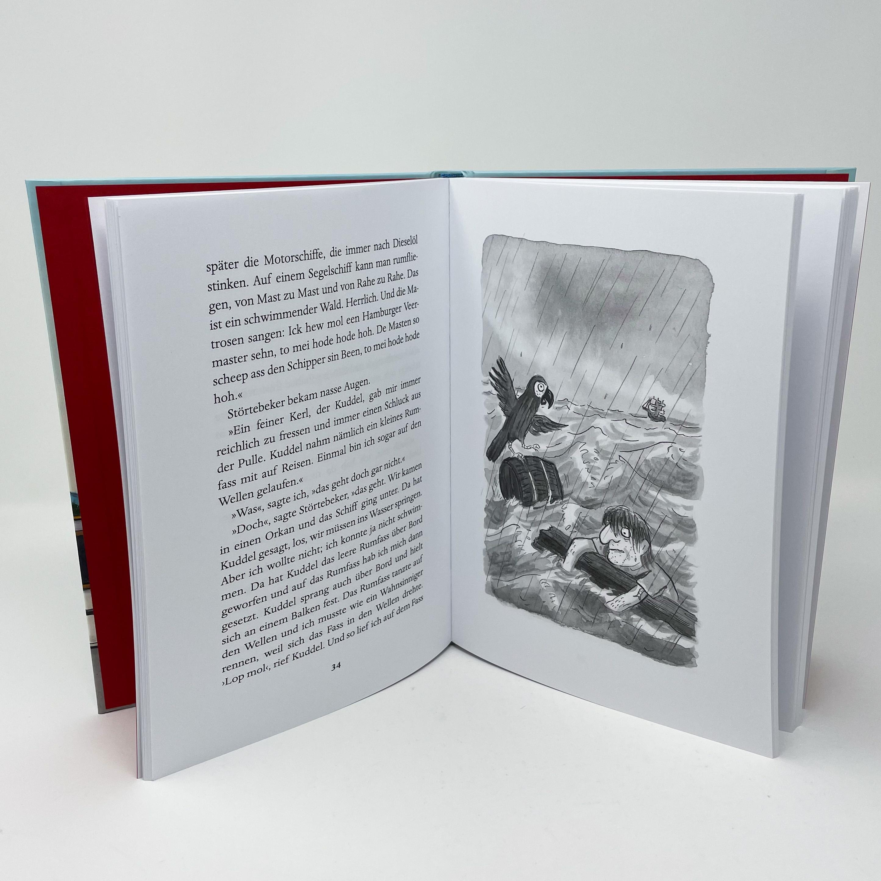 Beispielinhalt (Bild) Die Piratenamsel