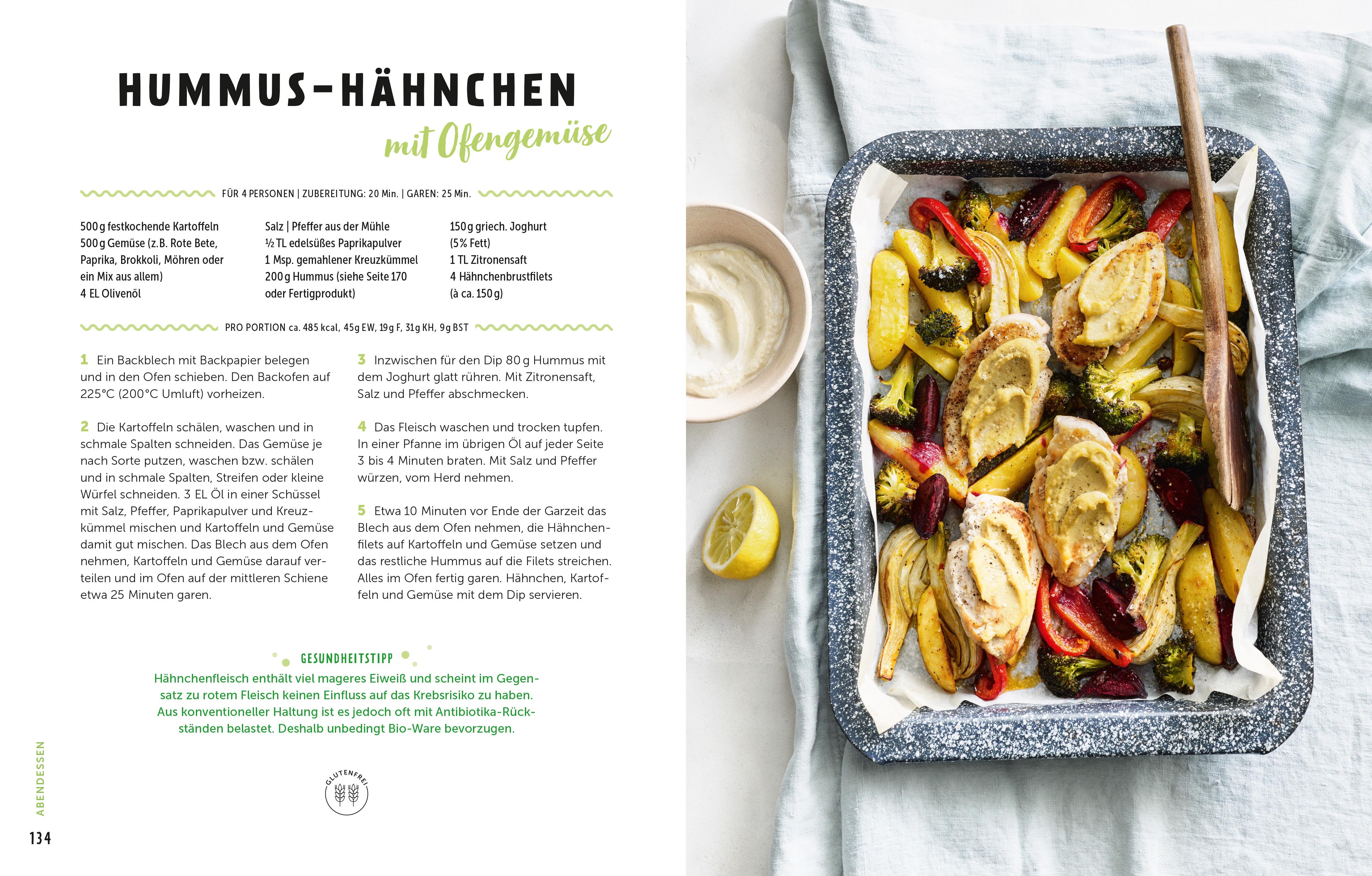 Beispielinhalt (Bild) Mein grünes Familienkochbuch