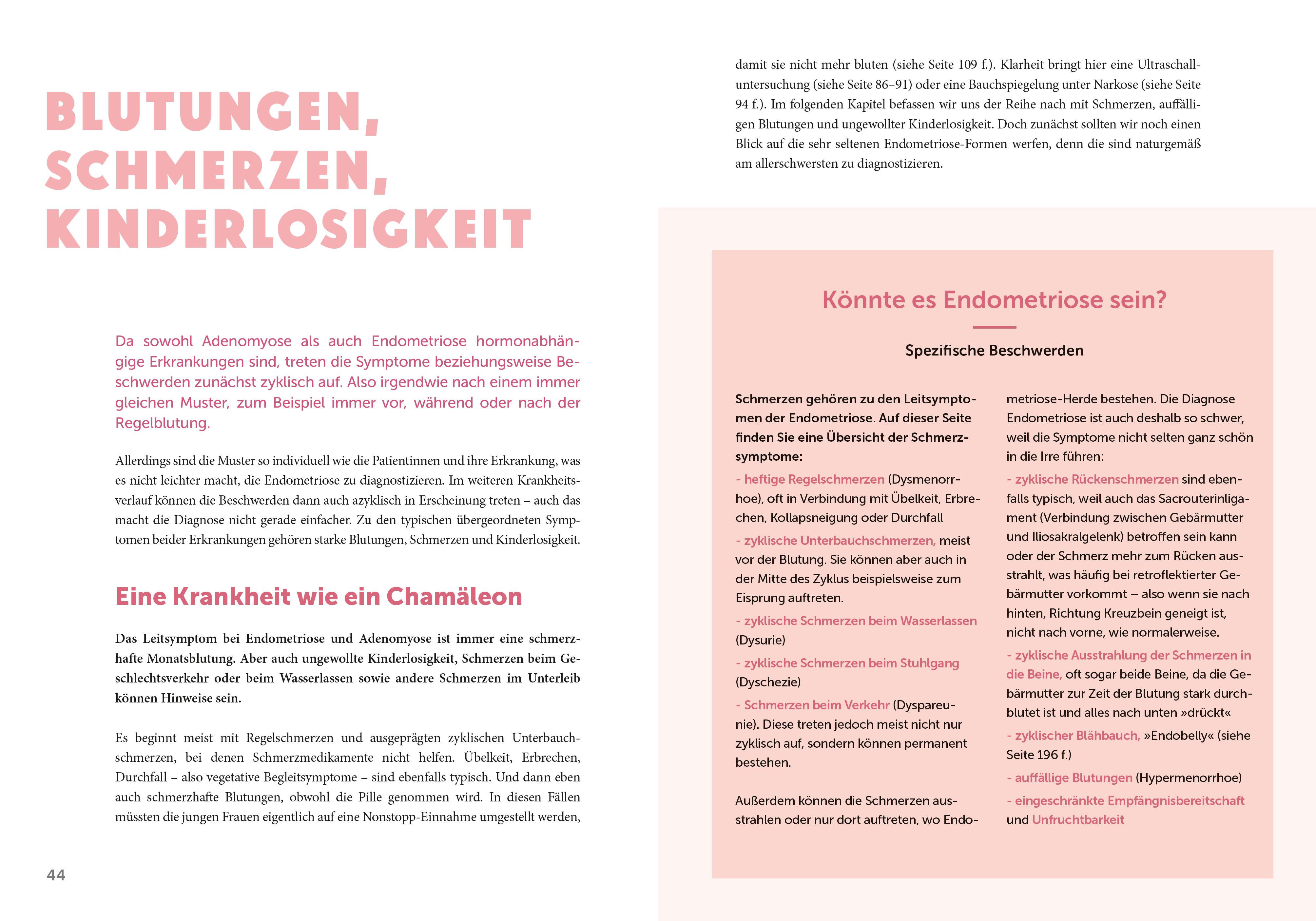 Beispielinhalt (Bild) Endometriose - Die unterschätzte Krankheit