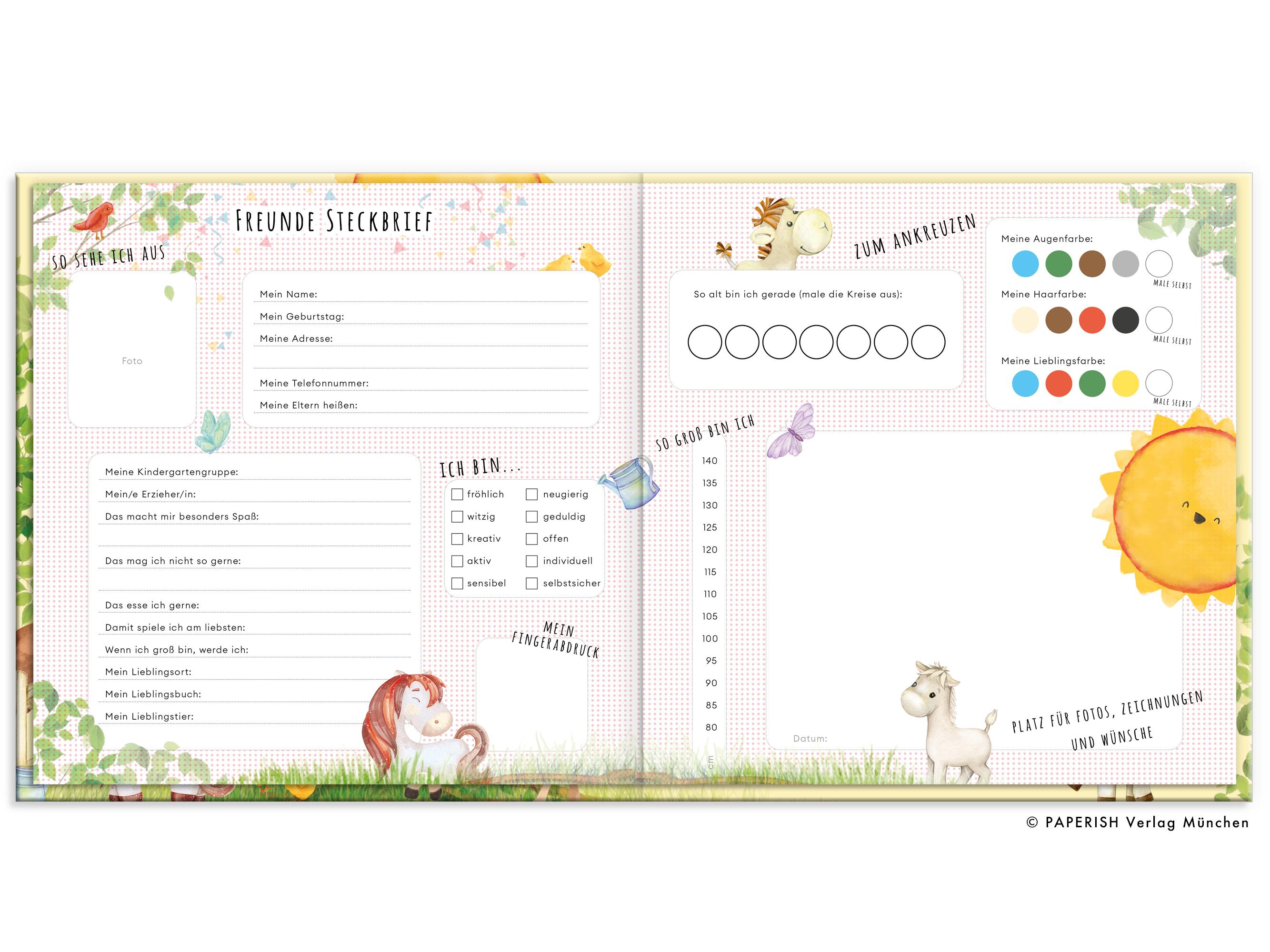Beispielinhalt (Bild) Kindergartenfreunde - PFERDE