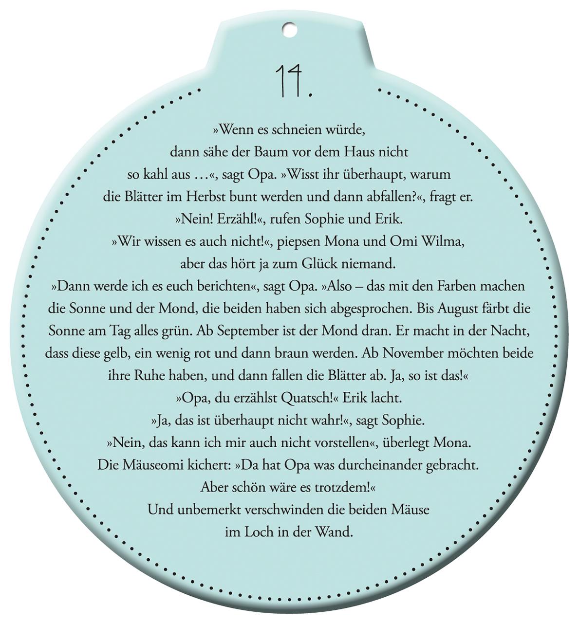 Beispielinhalt (Bild) Die kleine Maus freut sich auf Weihnachten (Neuausgabe)