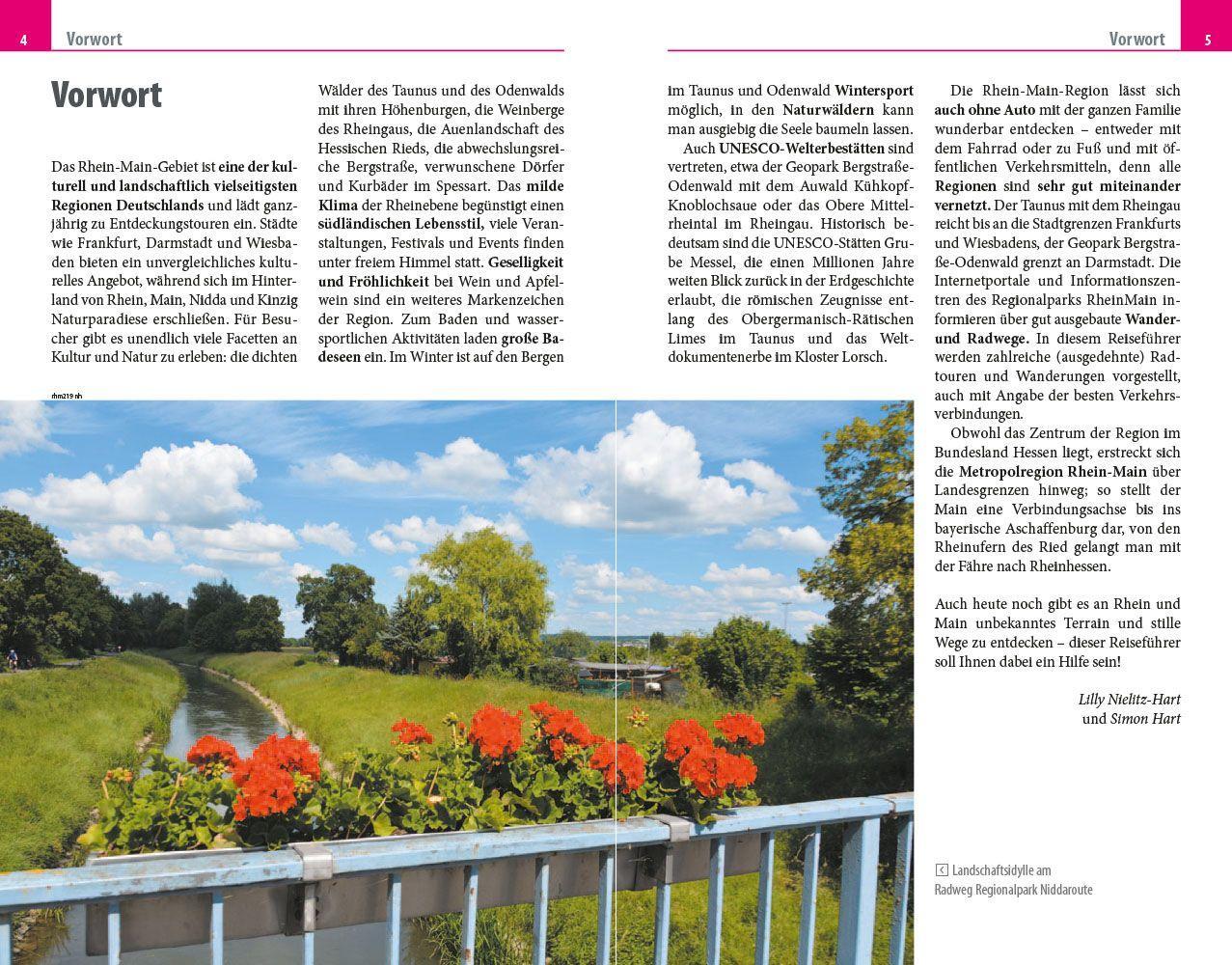 Beispielinhalt (Bild) Reise Know-How Reiseführer Rhein-Main-Region mit Taunus und Odenwald
