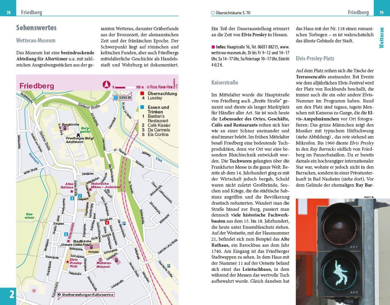 Beispielinhalt (Bild) Reise Know-How Reiseführer Rhein-Main-Region mit Taunus und Odenwald