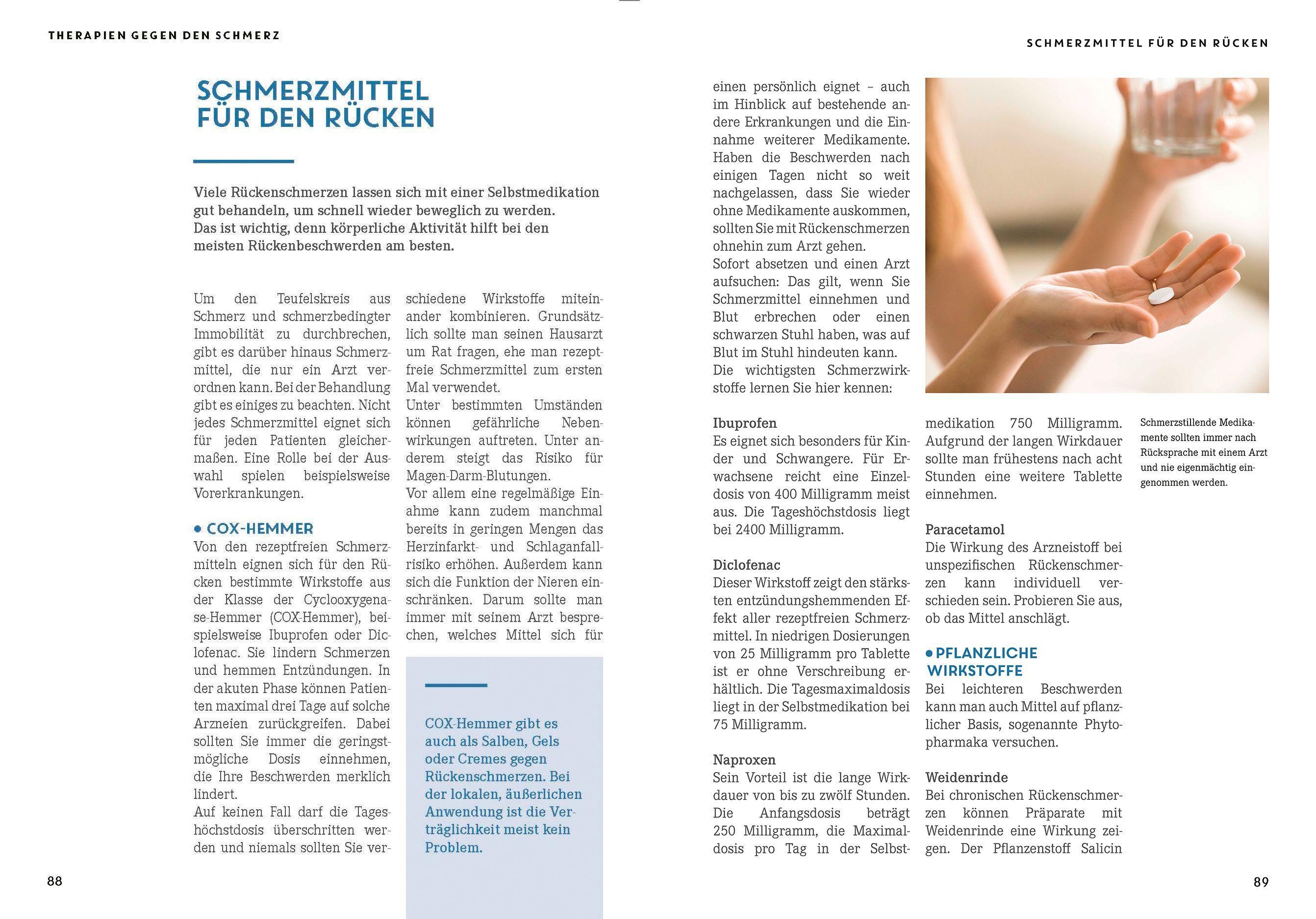 Beispielinhalt (Bild) Apotheken Umschau: Der stressfreie Rücken