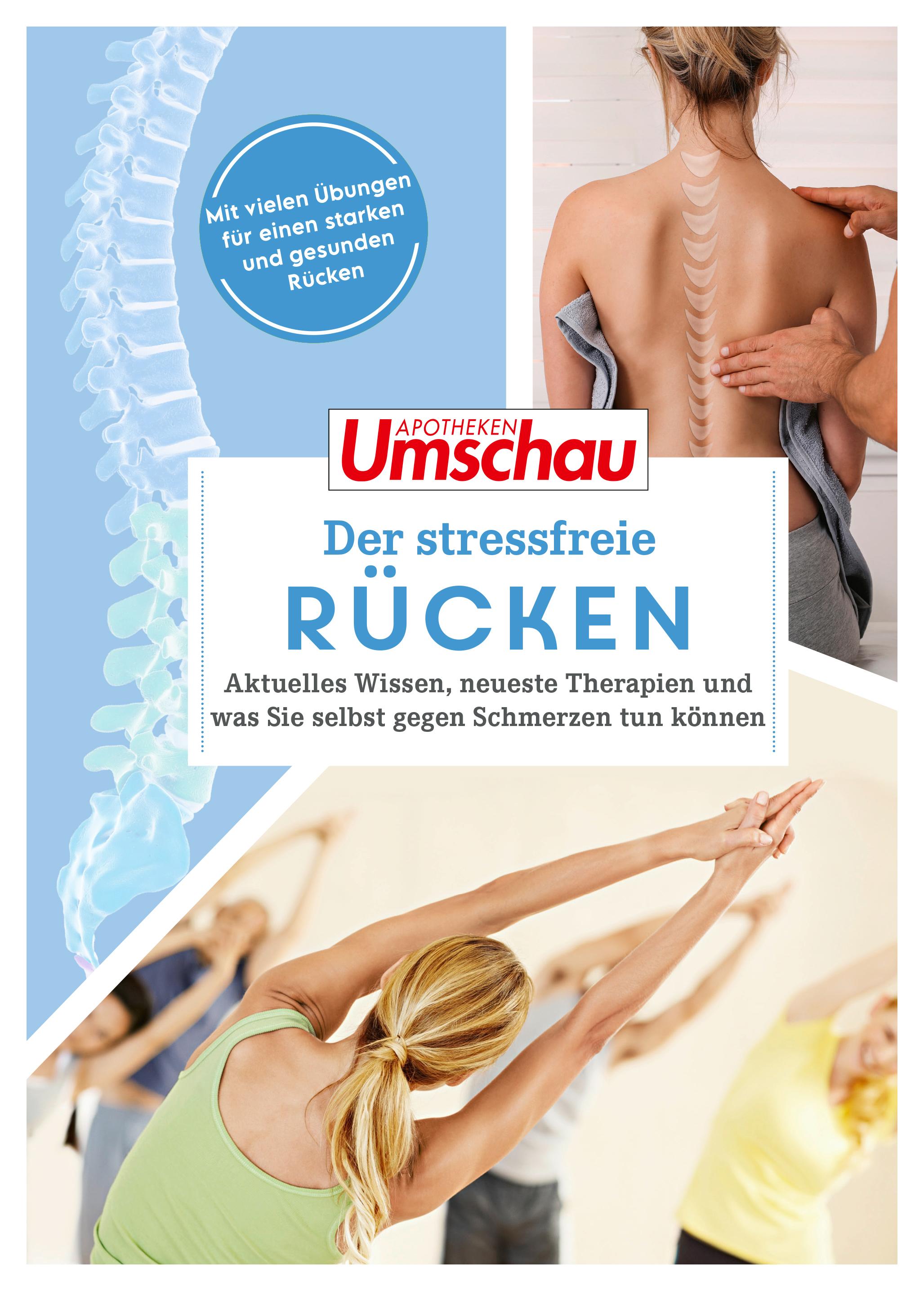 Vorderes Coverbild Apotheken Umschau: Der stressfreie Rücken