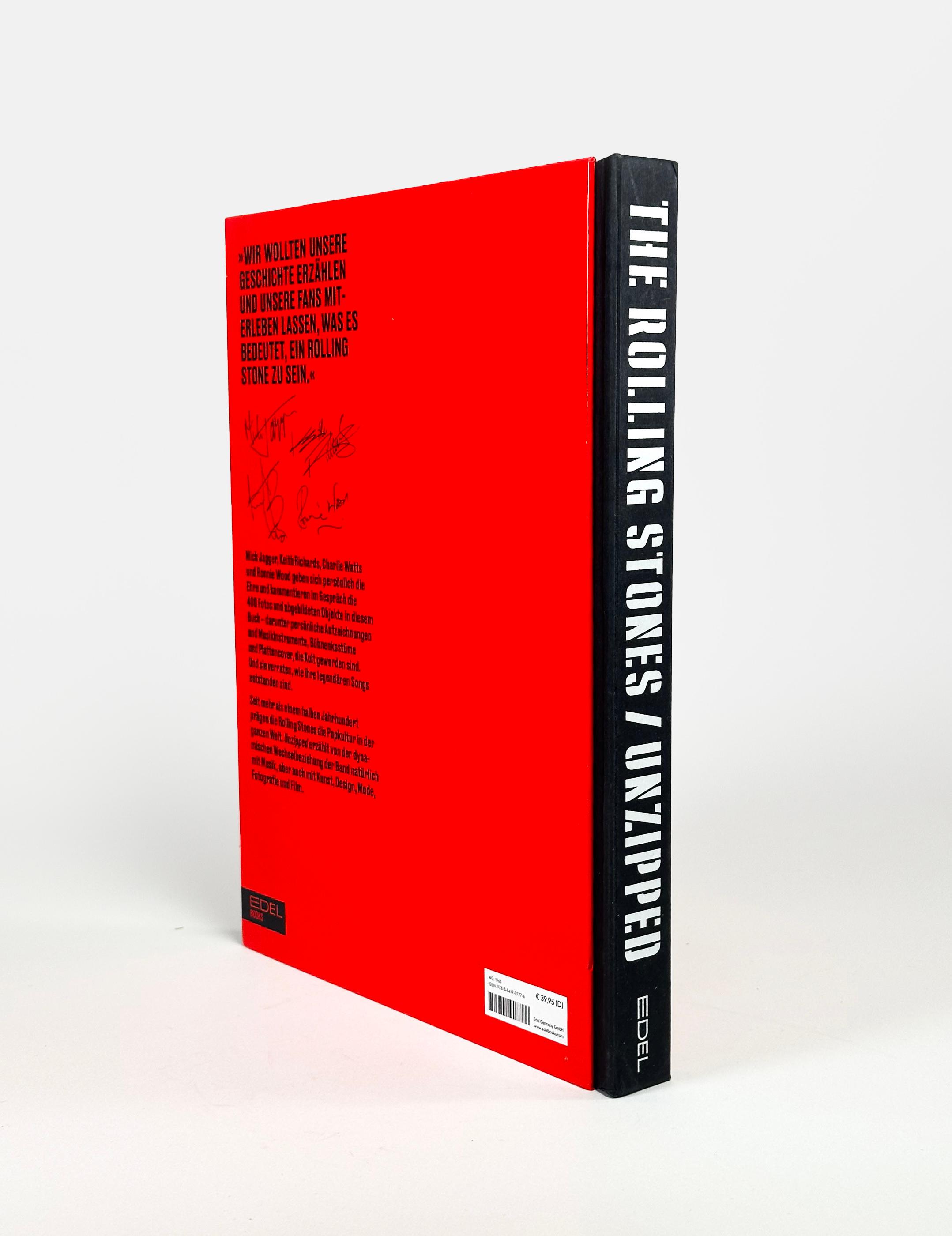 Beispielinhalt (Bild) The Rolling Stones UNZIPPED. Deutschsprachige Ausgabe