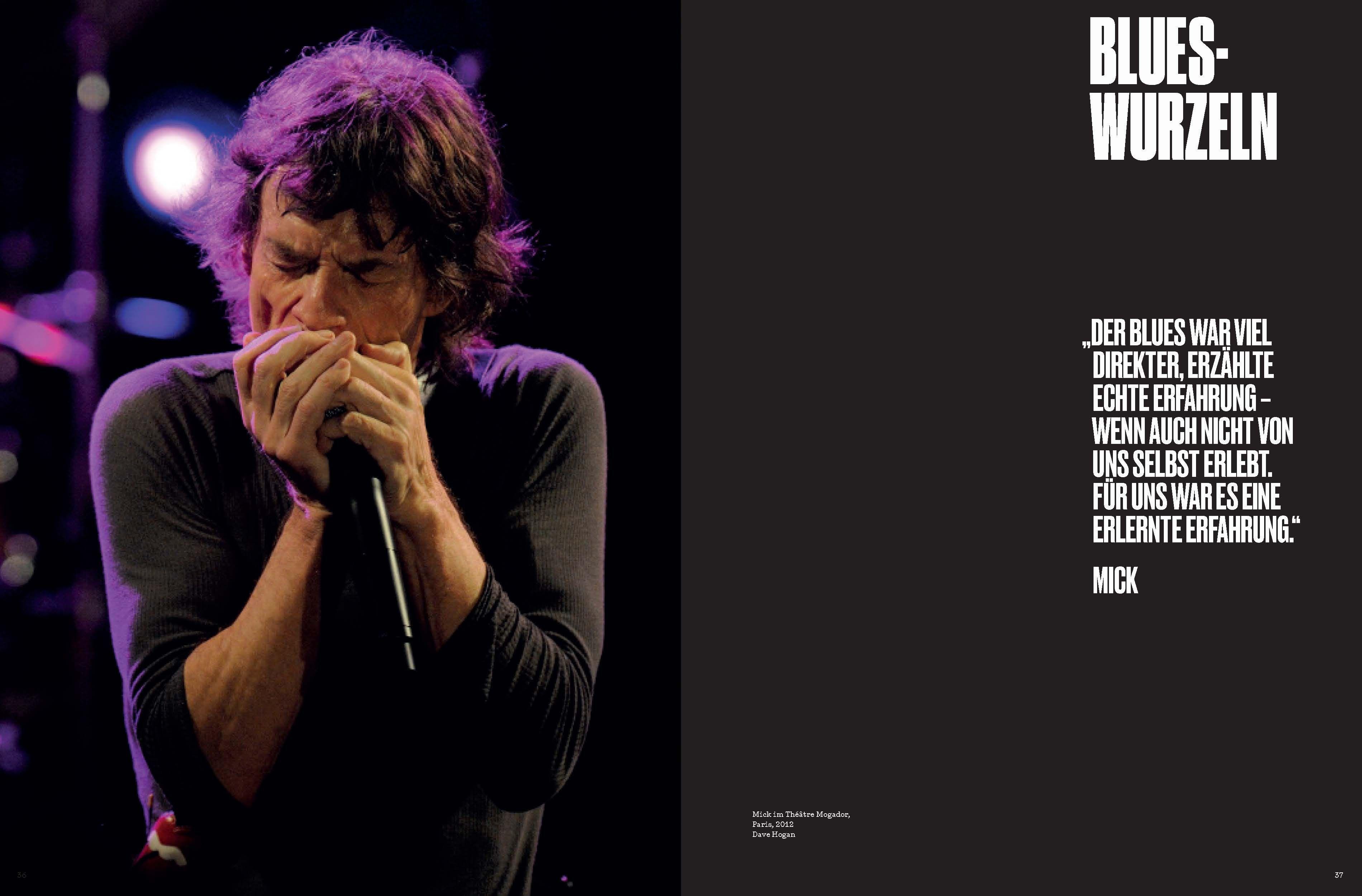 Beispielinhalt (Bild) The Rolling Stones UNZIPPED. Deutschsprachige Ausgabe