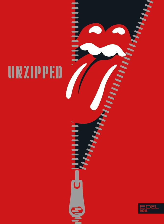 Vorderes Coverbild The Rolling Stones UNZIPPED. Deutschsprachige Ausgabe