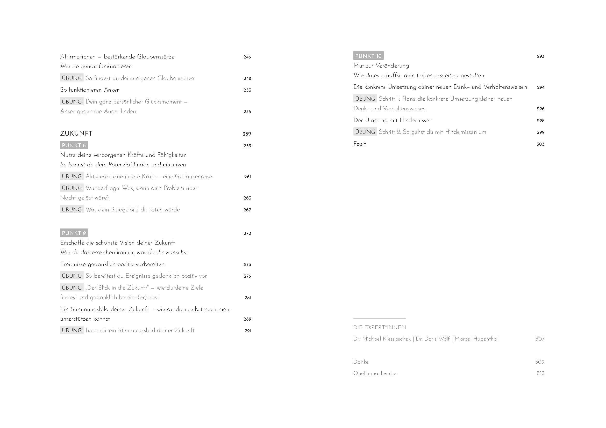 Beispielinhalt (Bild) Liebe Angst, Zeit, dass du gehst