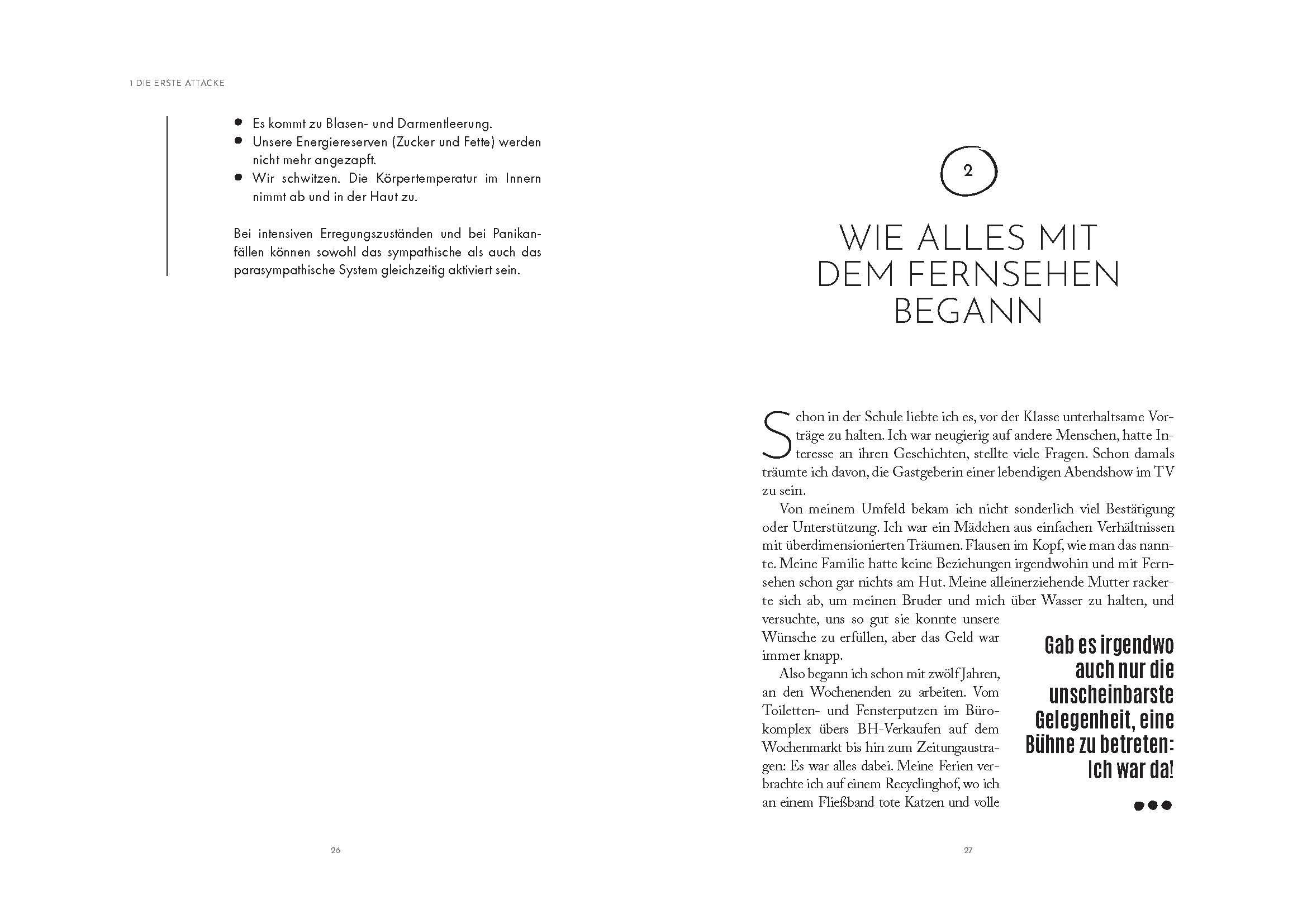 Beispielinhalt (Bild) Liebe Angst, Zeit, dass du gehst