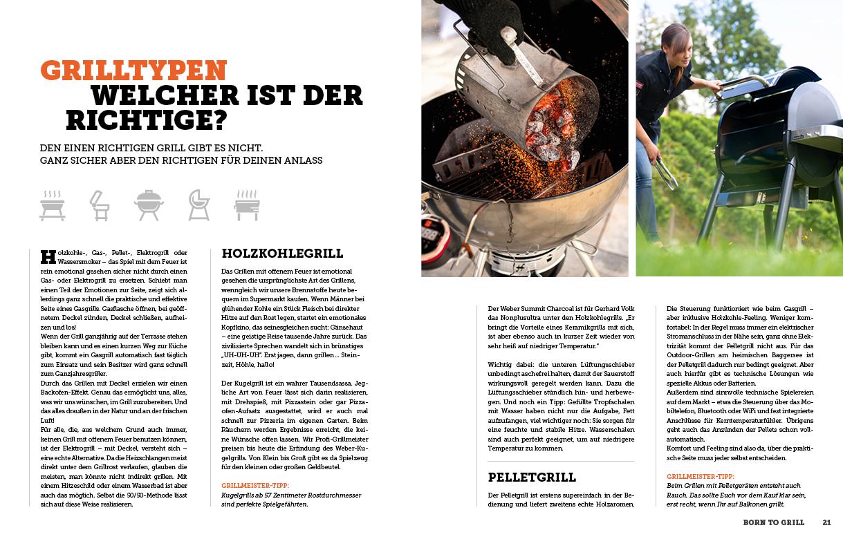 Beispielinhalt (Bild) Born to Grill