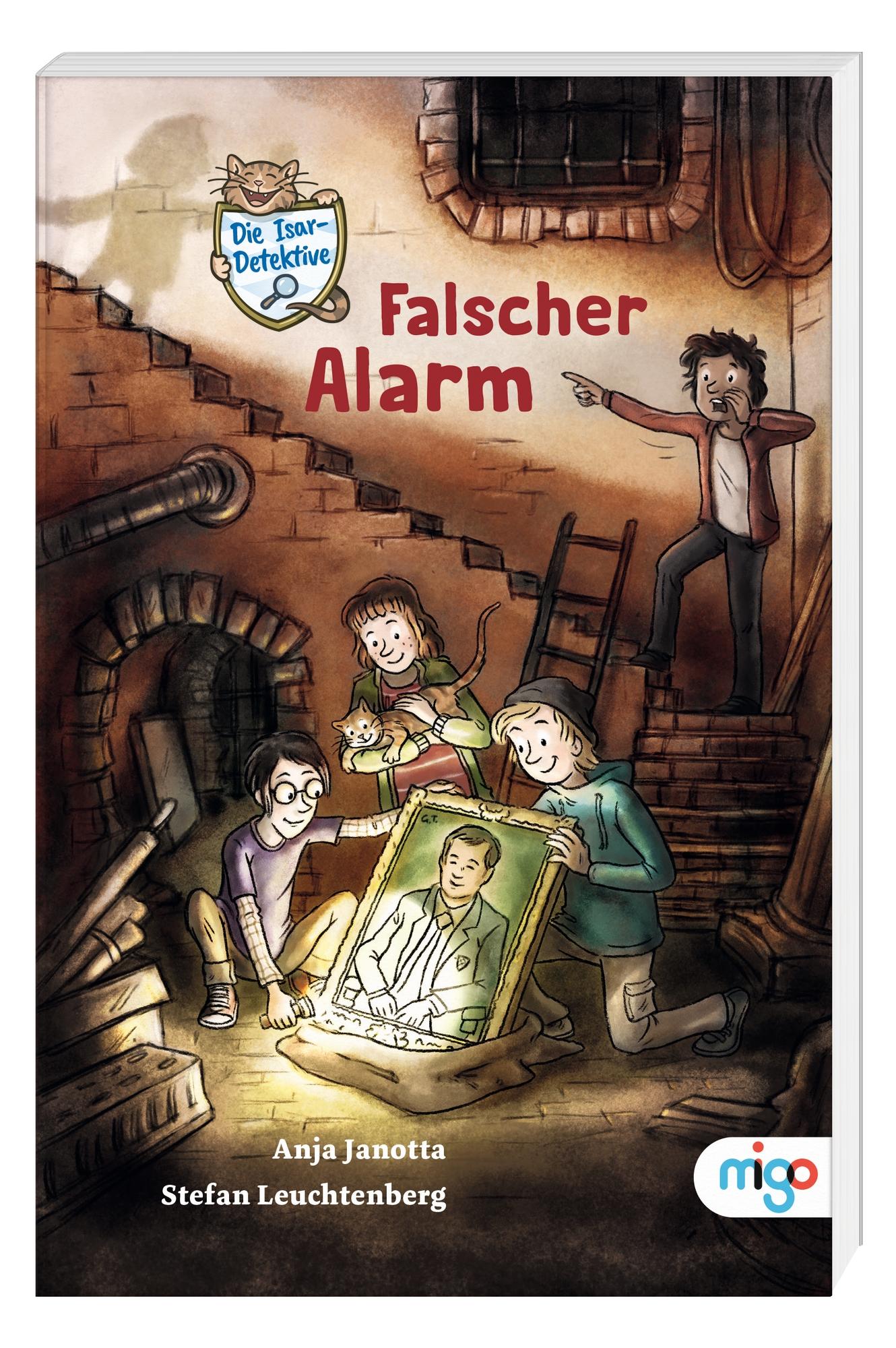 Beispielinhalt (Bild) Die Isar-Detektive 1. Falscher Alarm