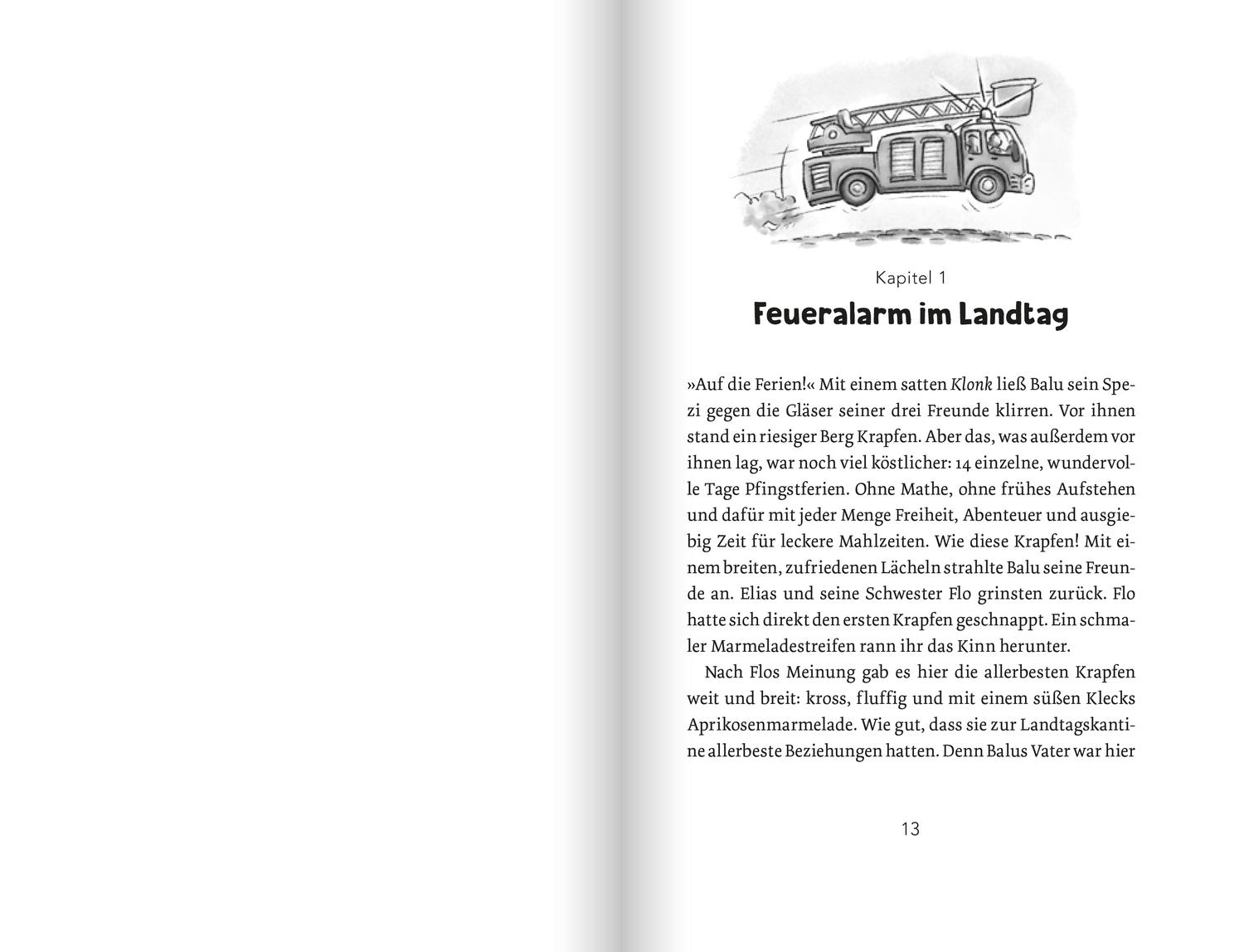 Beispielinhalt (Bild) Die Isar-Detektive 1. Falscher Alarm