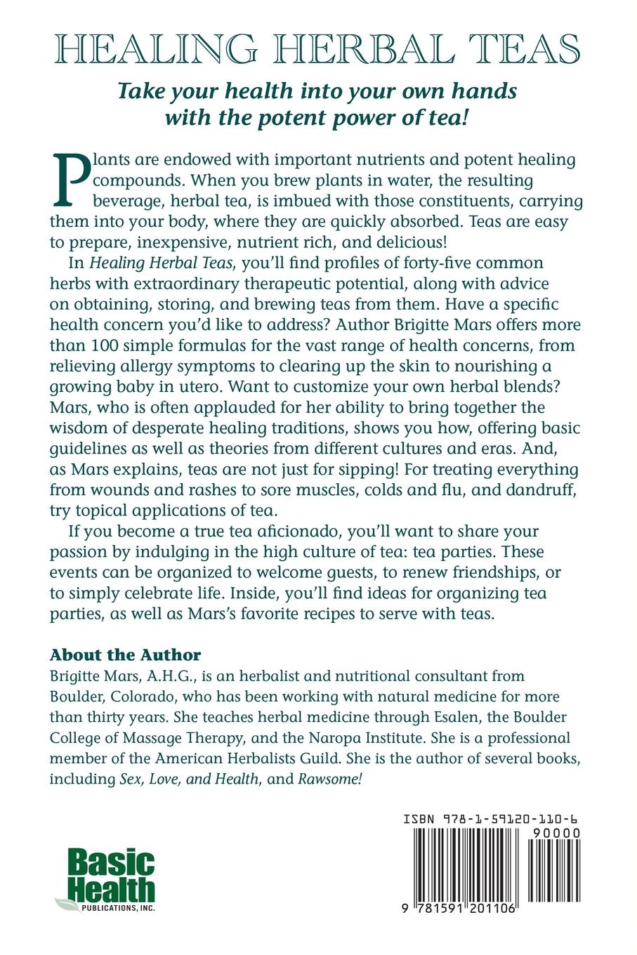 Rückseitencover Healing Herbal Teas