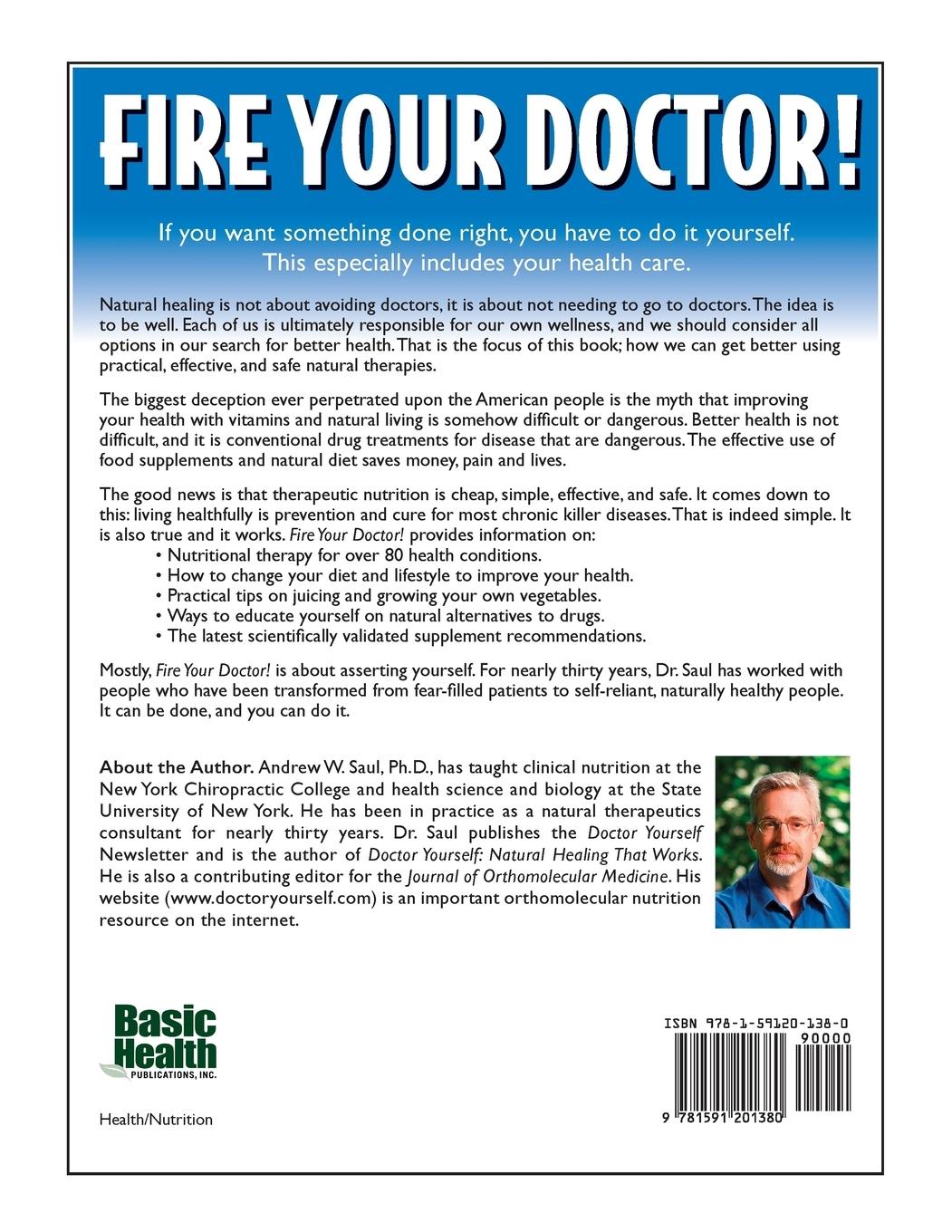 Rückseitencover Fire Your Doctor!