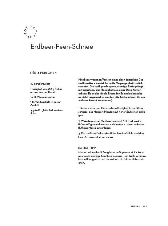 Beispielinhalt (Bild) Jeden Tag Vegan