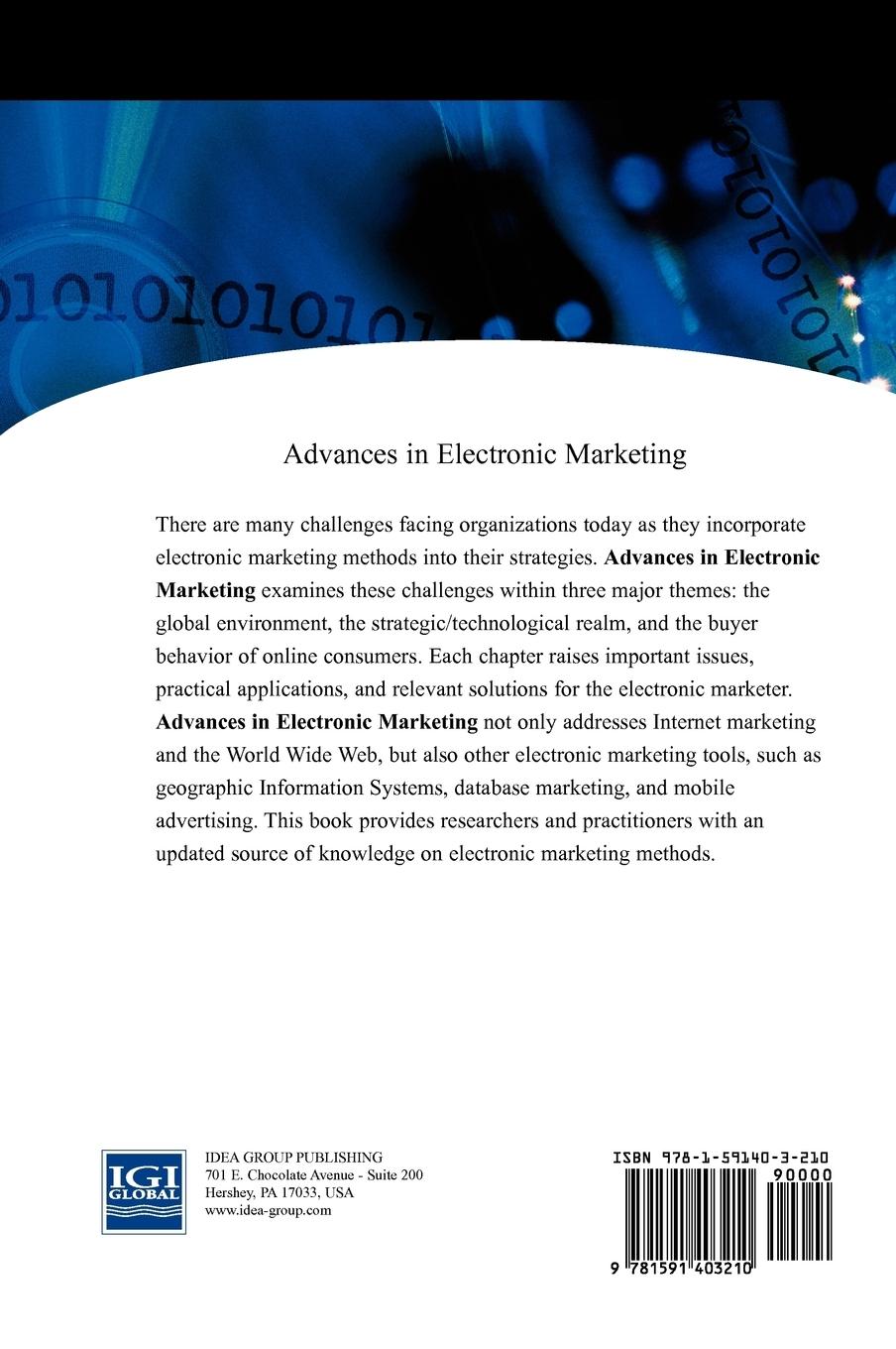 Rückseitencover Advances in Electronic Marketing