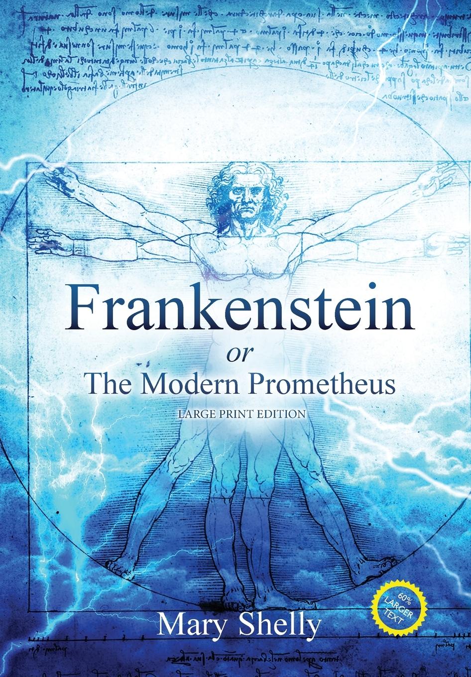 Vorderes Coverbild Frankenstein or the Modern Prometheus (Annotated, Large Print)