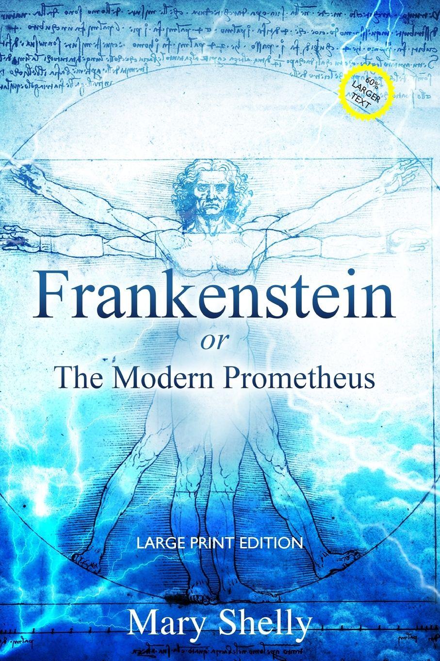 Vorderes Coverbild Frankenstein or the Modern Prometheus (Annotated, Large Print)