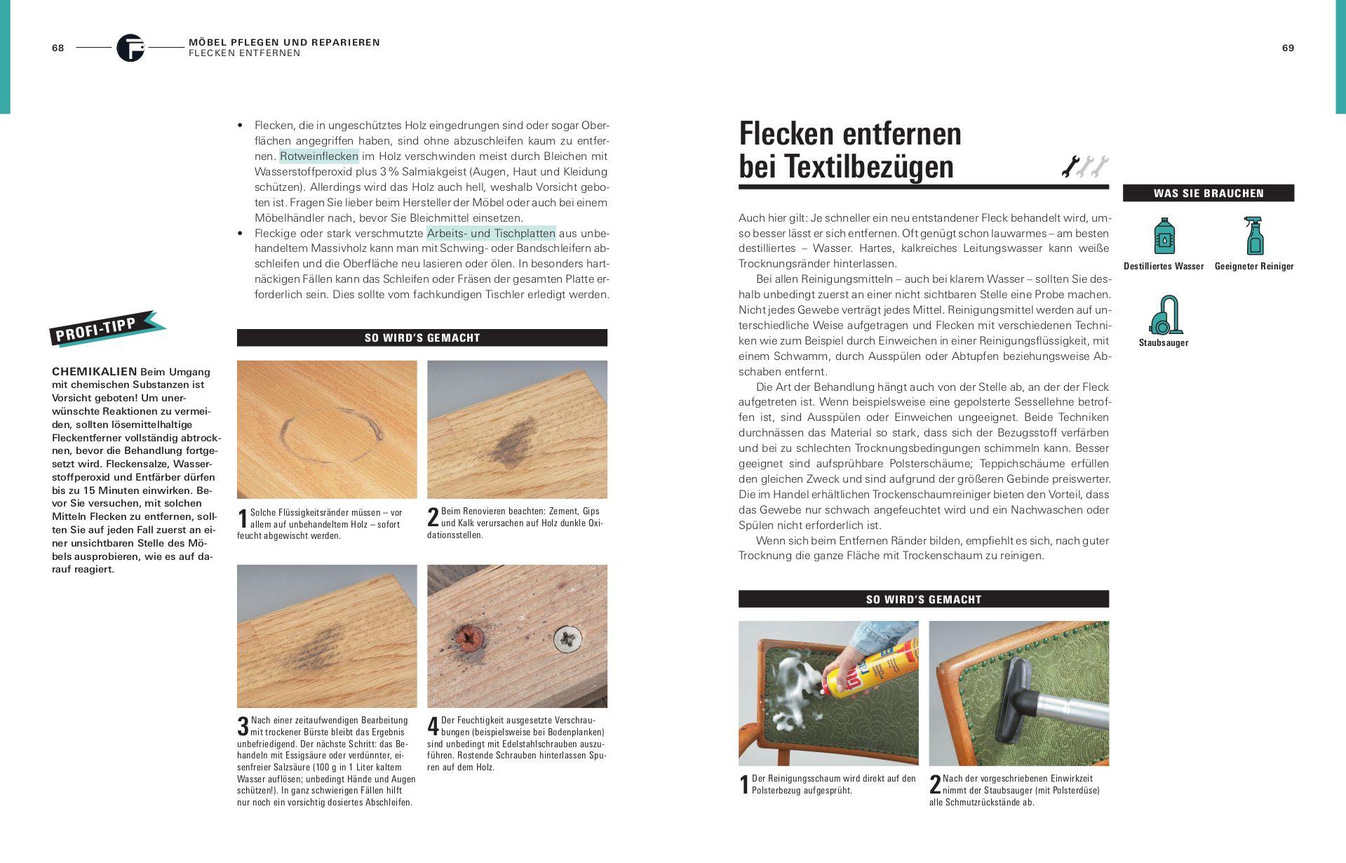 Beispielinhalt (Bild) Reparaturen zu Hause