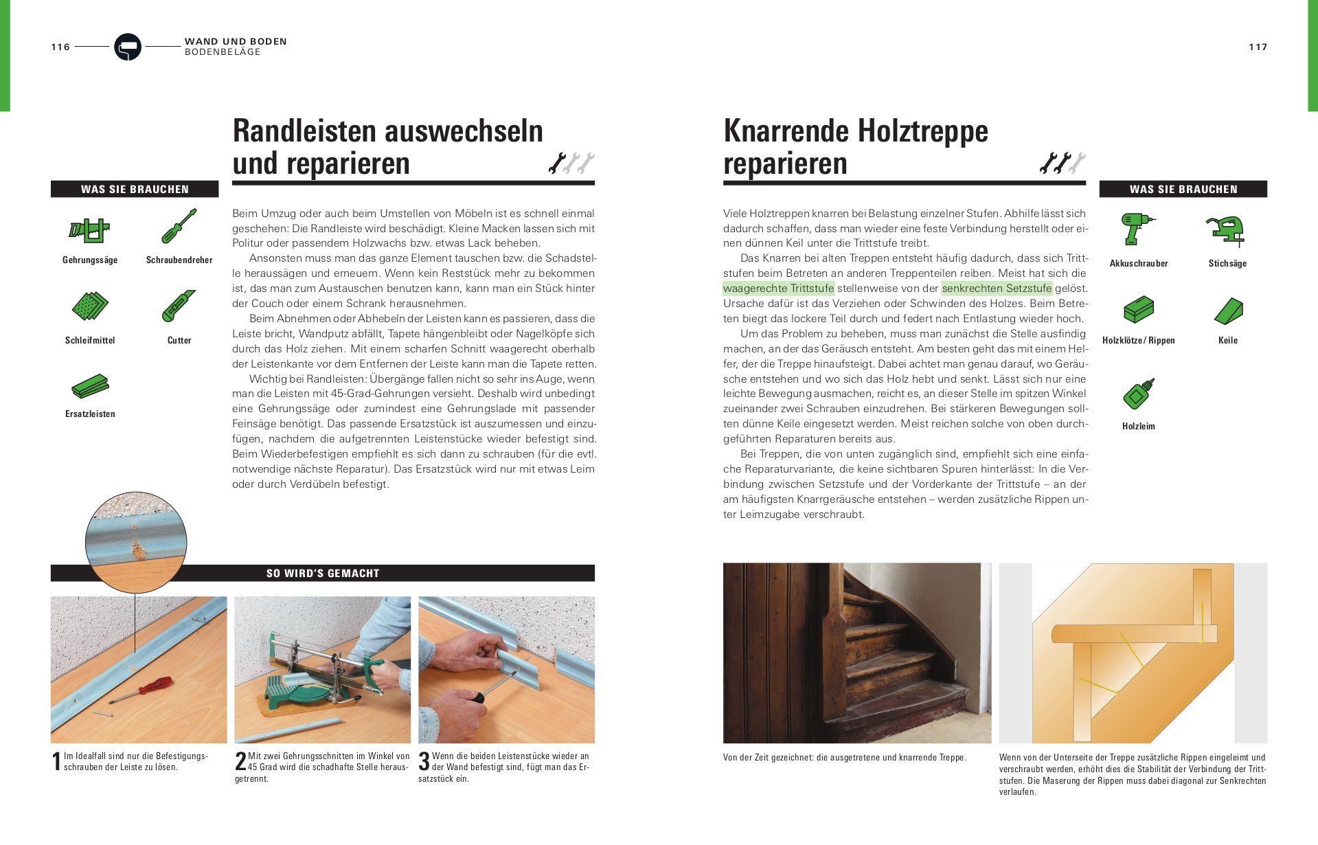 Beispielinhalt (Bild) Reparaturen zu Hause