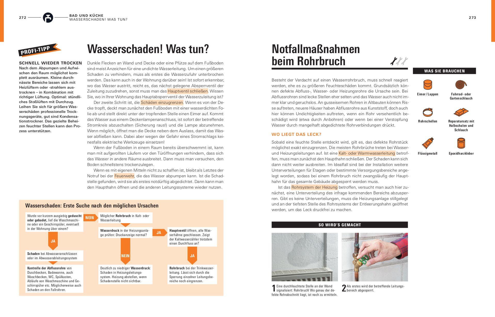 Beispielinhalt (Bild) Reparaturen zu Hause