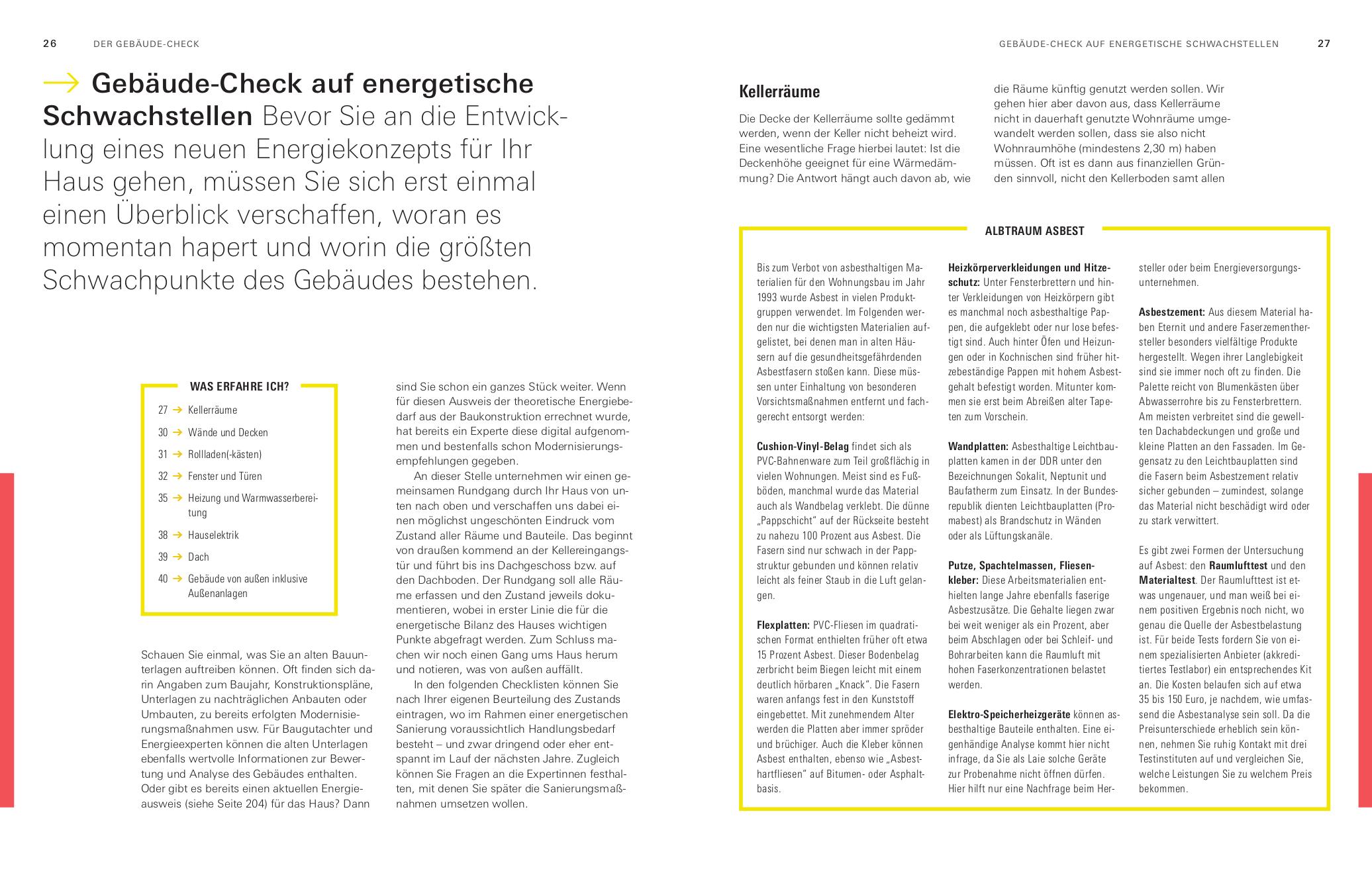 Beispielinhalt (Bild) Handbuch Energetische Sanierung