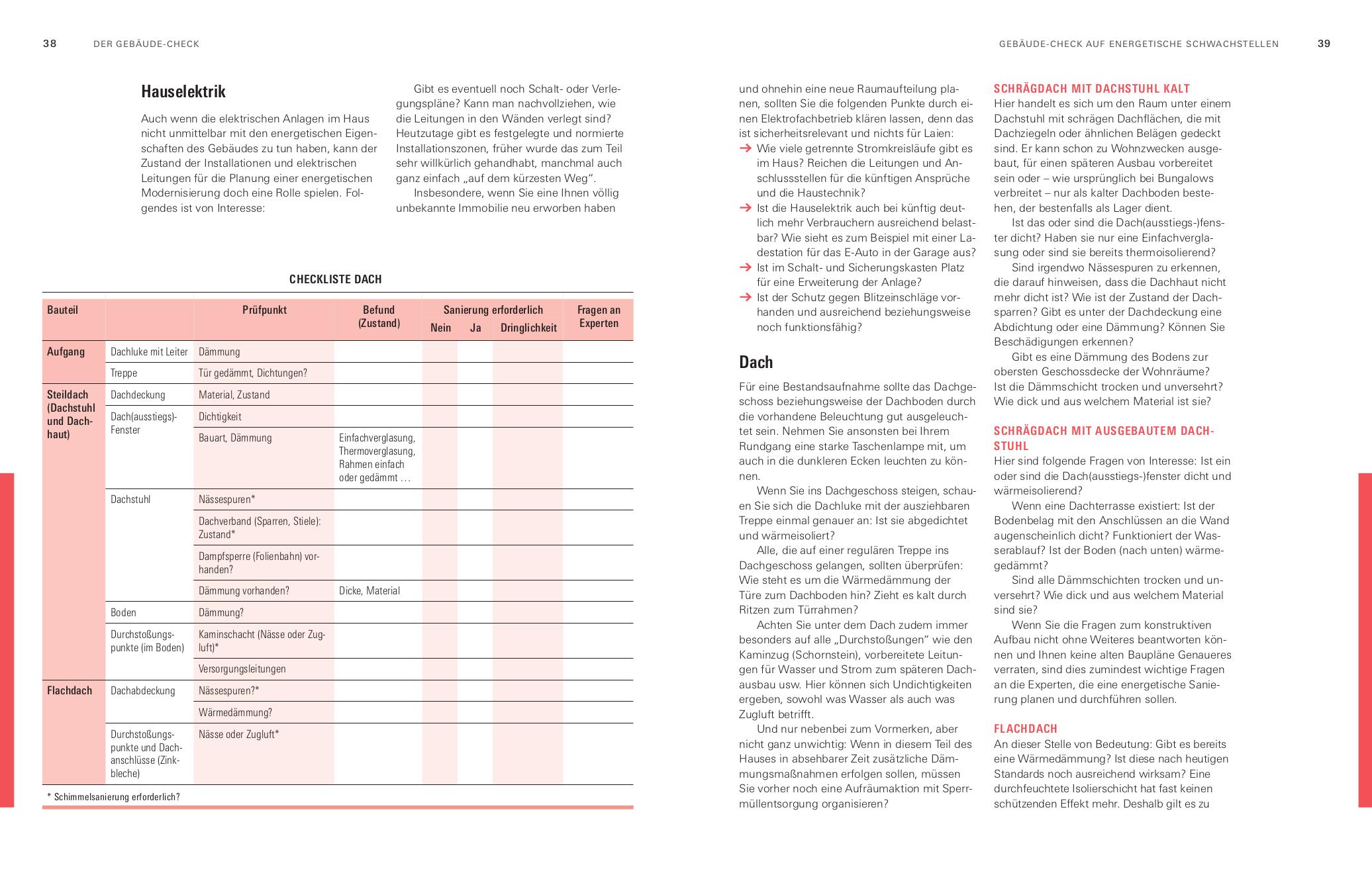 Beispielinhalt (Bild) Handbuch Energetische Sanierung