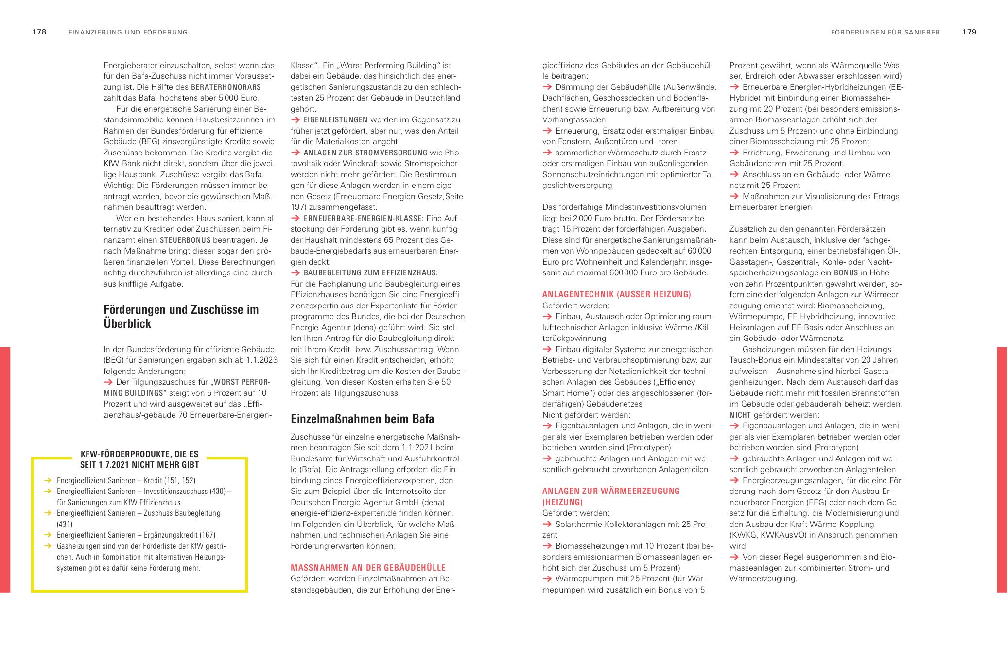Beispielinhalt (Bild) Handbuch Energetische Sanierung