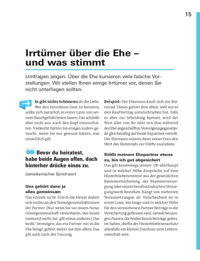 Beispielinhalt (Bild) Sich trauen