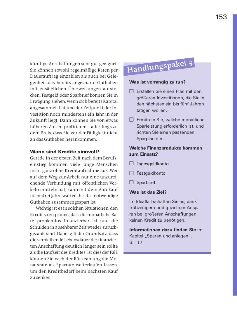 Beispielinhalt (Bild) Finanzplaner Berufseinsteiger
