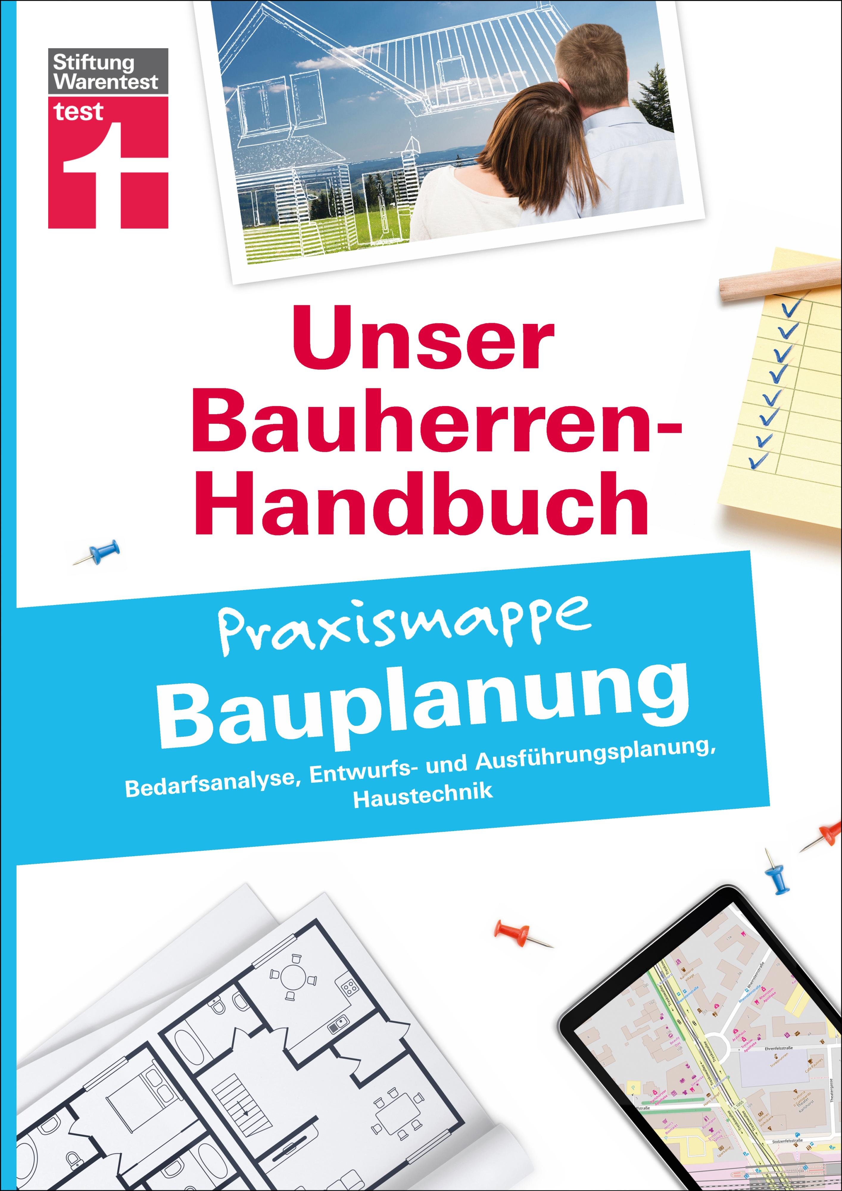 Vorderes Coverbild Bauherren-Praxismappe Bauplanung