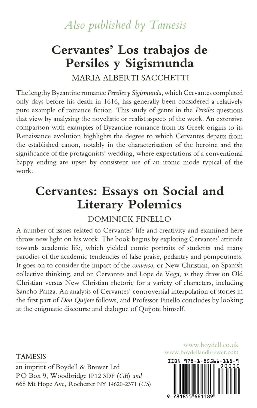 Rückseitencover A Companion to Cervantes's Novelas Ejemplares