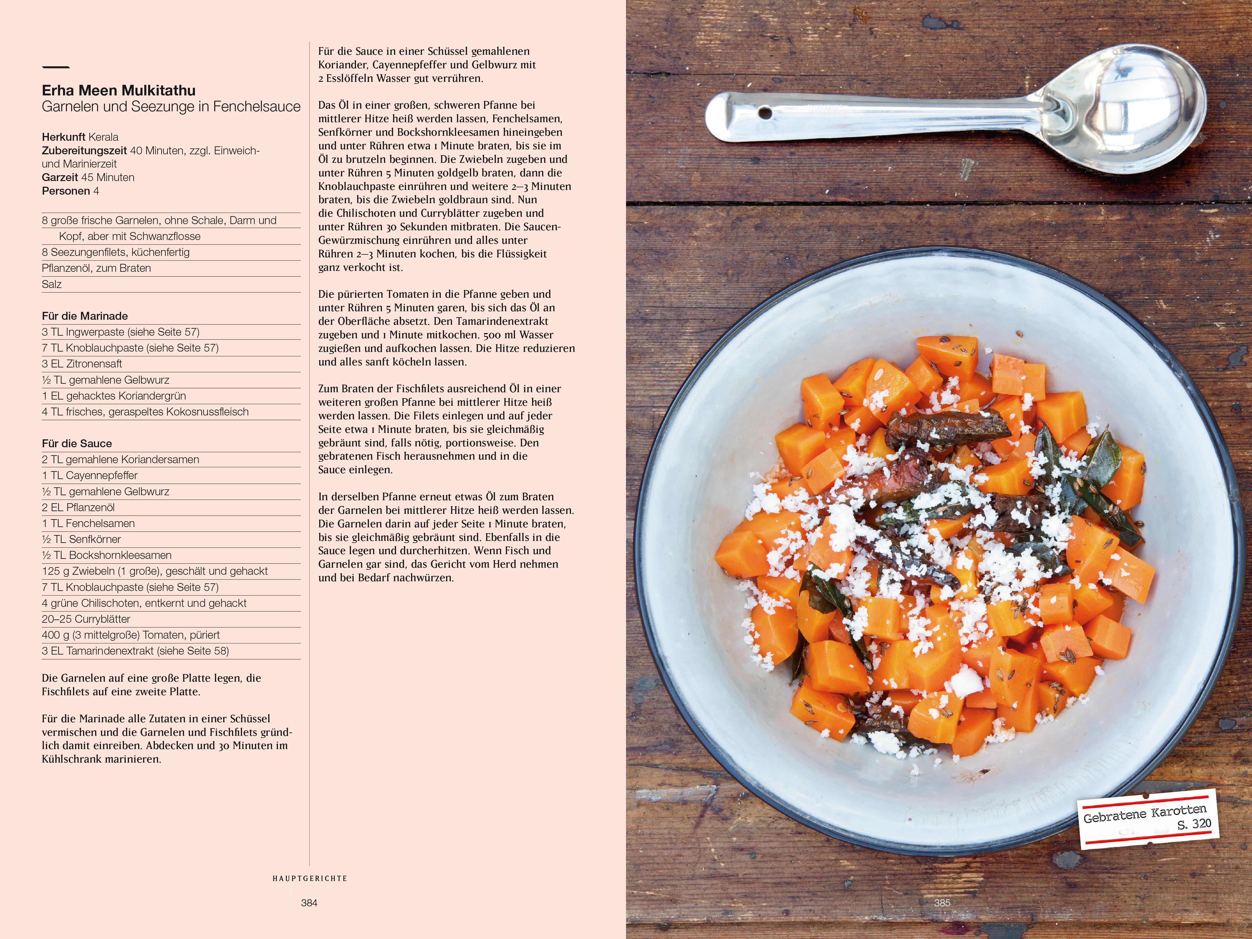 Beispielinhalt (Bild) Indien - Das Kochbuch