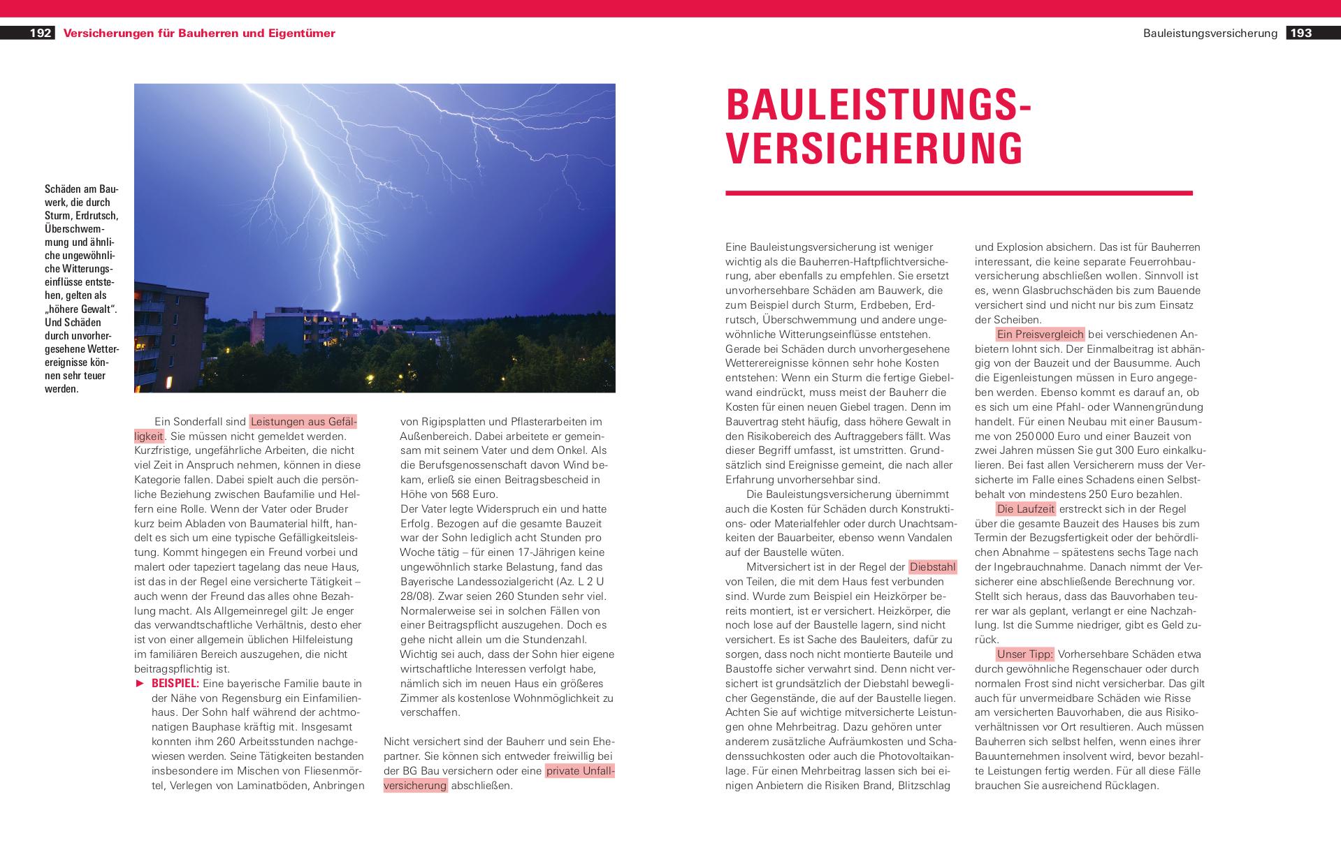 Beispielinhalt (Bild) Unser Fertighaus-Handbuch