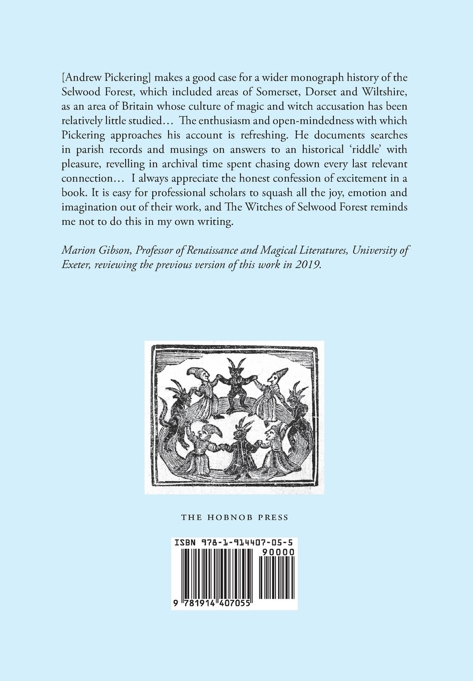 Rückseitencover The Witches of Selwood: Witchcraft Belief and Accusation in Seventeenth-Century Somerset