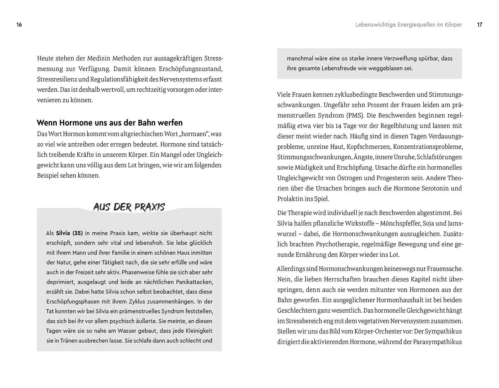 Beispielinhalt (Bild) Energiegeladen statt ausgelaugt