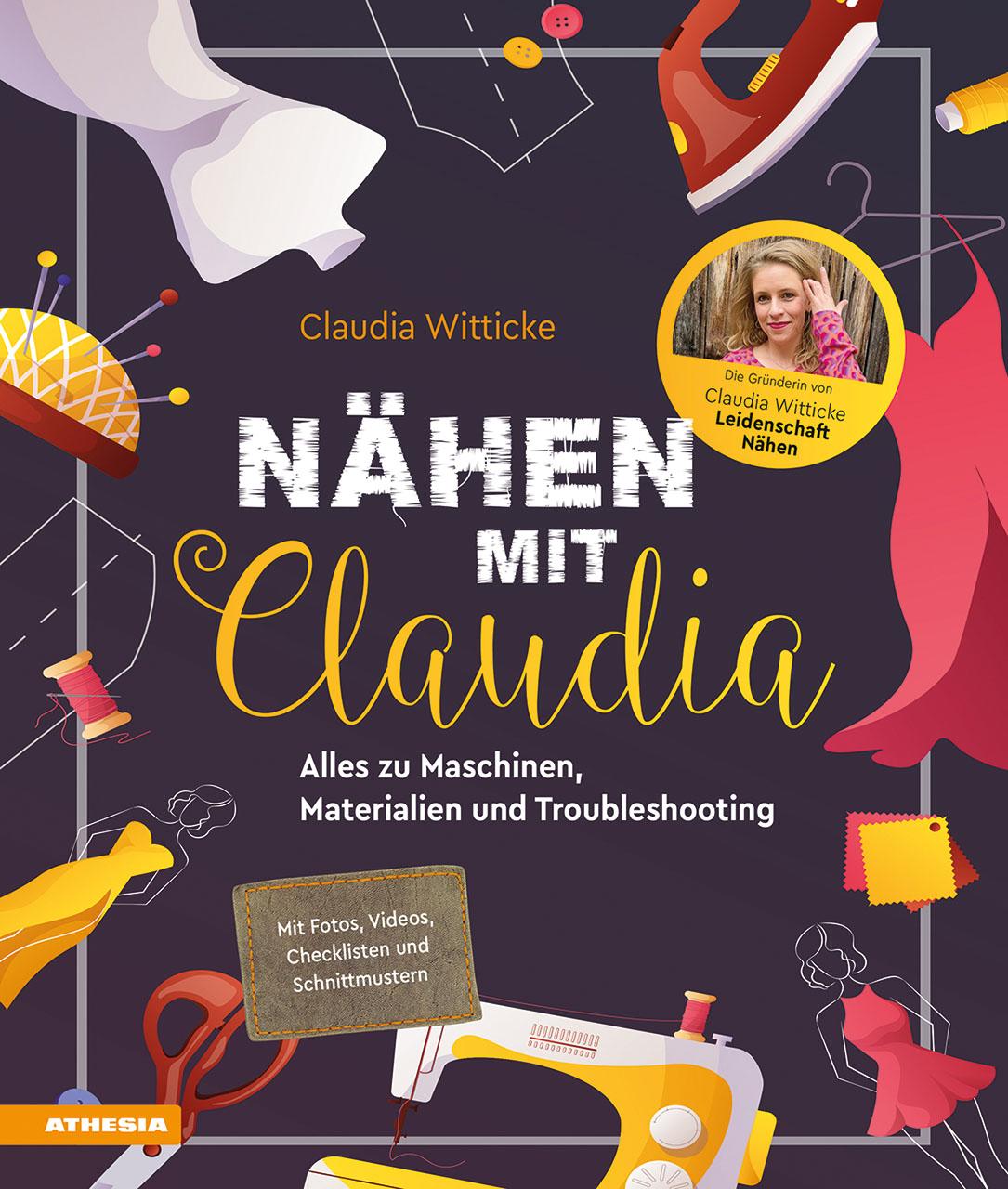 Vorderes Coverbild Nähen mit Claudia