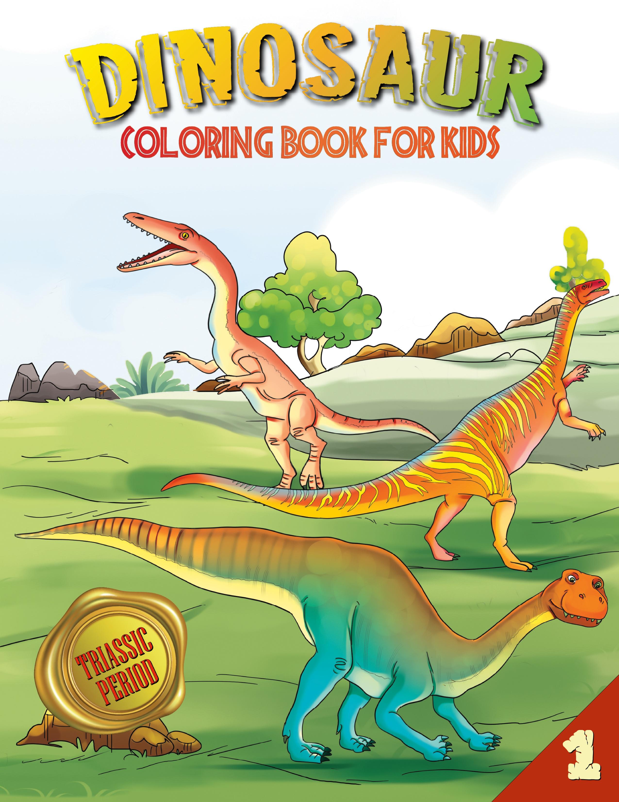 Vorderes Coverbild Dinosaur Coloring Book for Kids (Book 1)