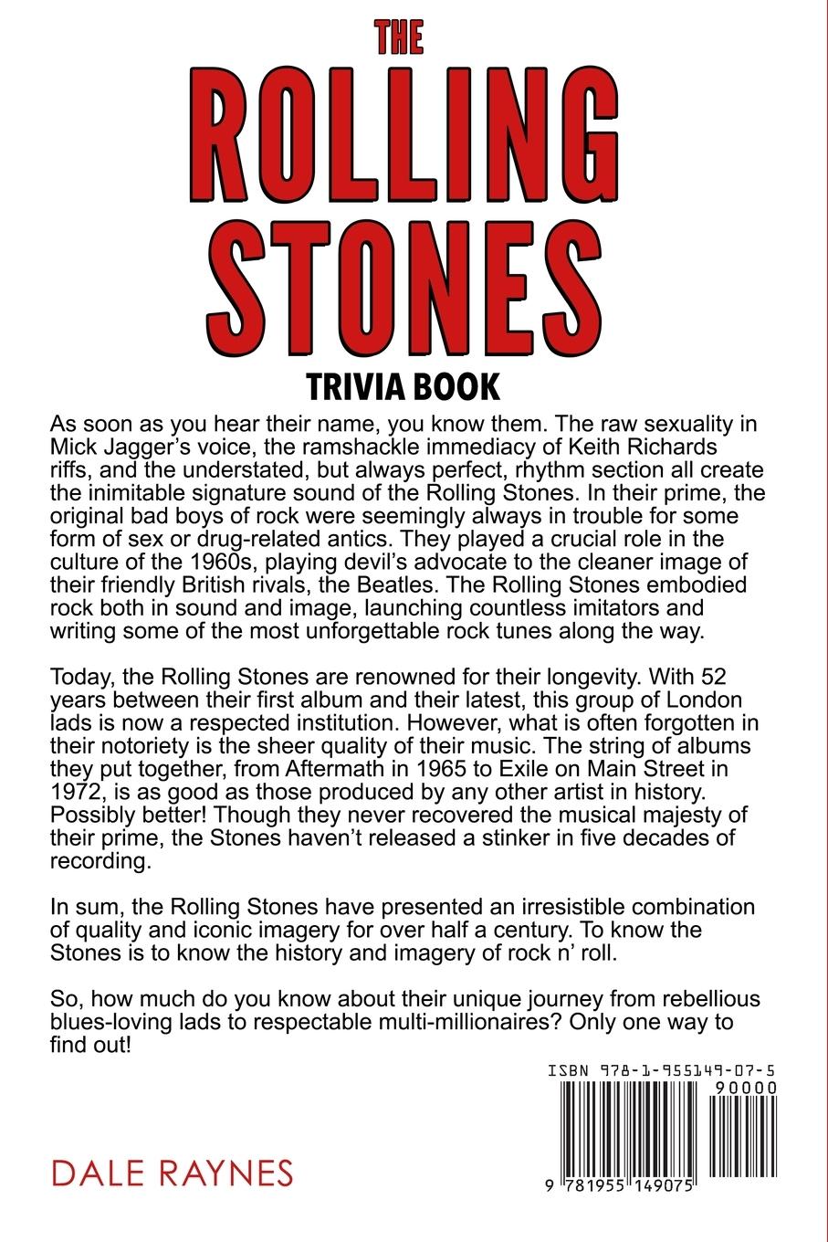 Rückseitencover The Rolling Stones Trivia Book