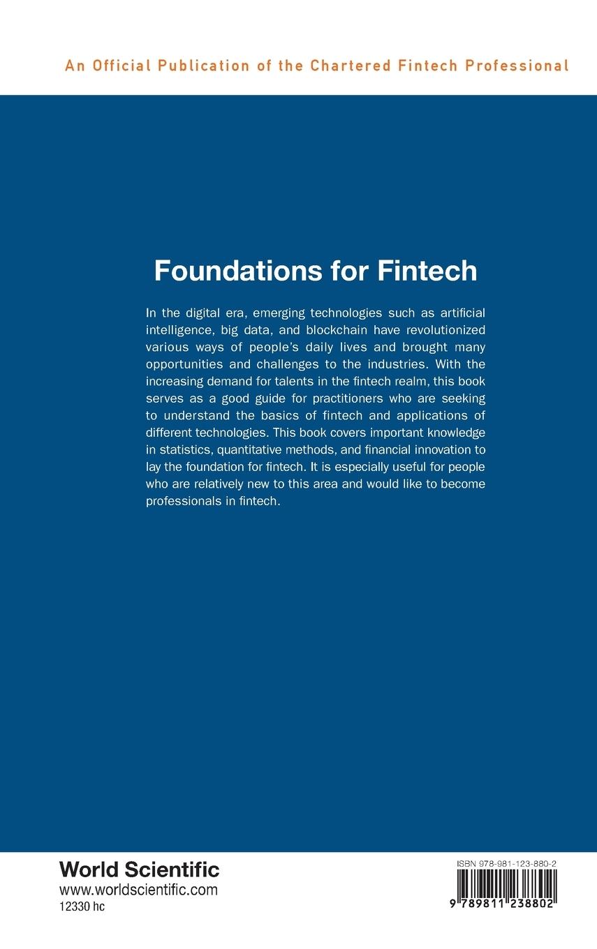 Rückseitencover FOUNDATIONS FOR FINTECH