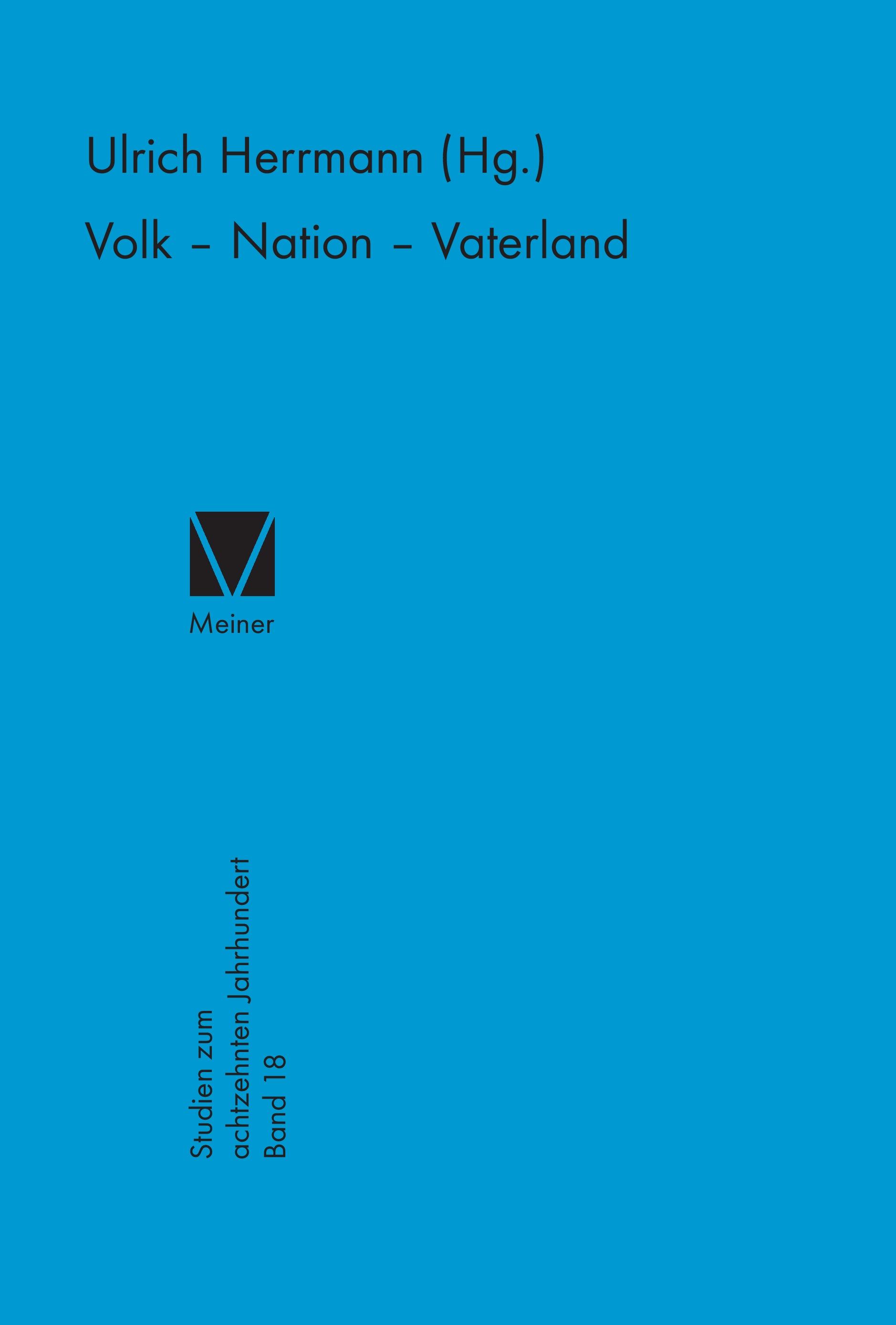Vorderes Coverbild Volk - Nation - Vaterland