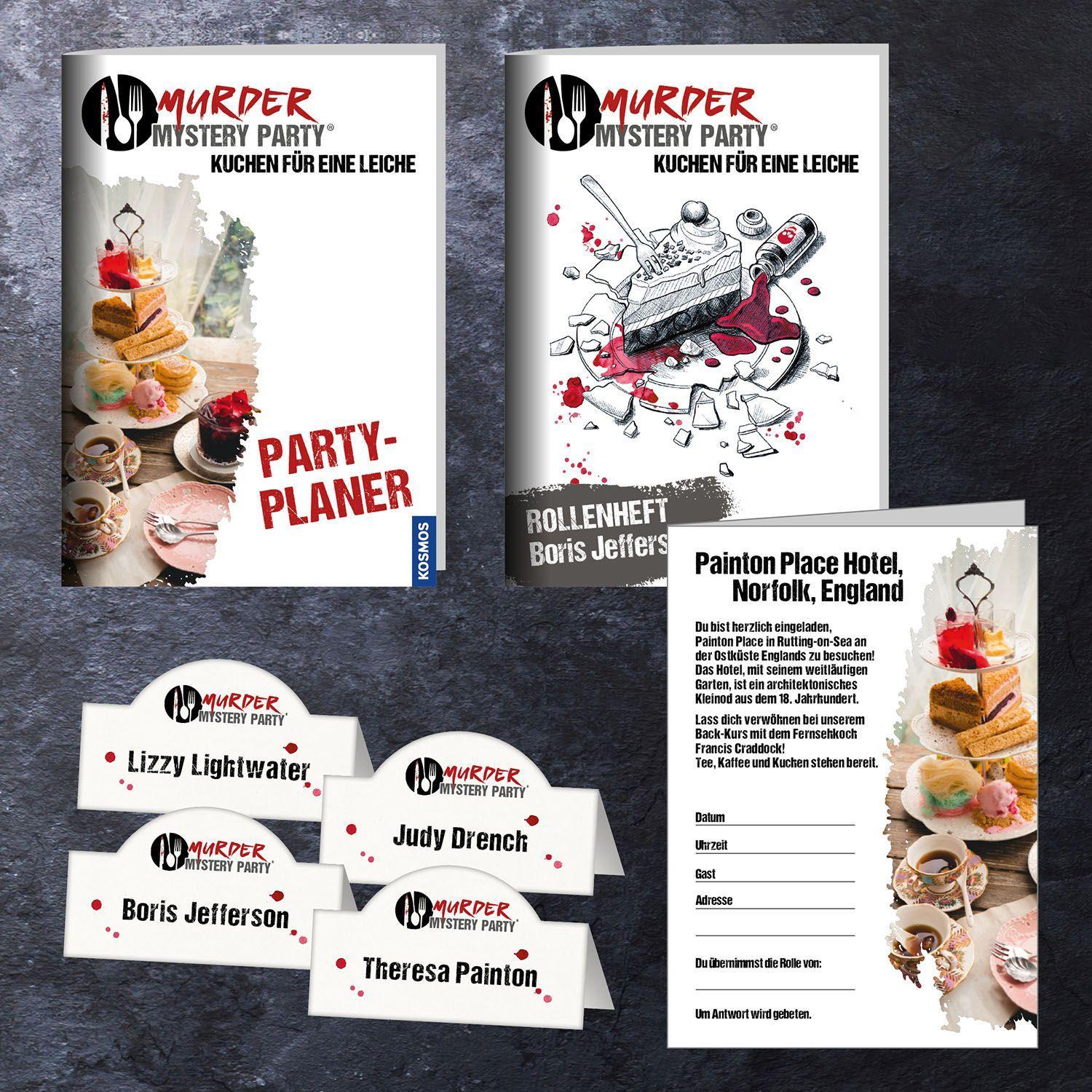 Beispielinhalt (Bild) Murder Mystery Party - Kuchen für eine Leiche