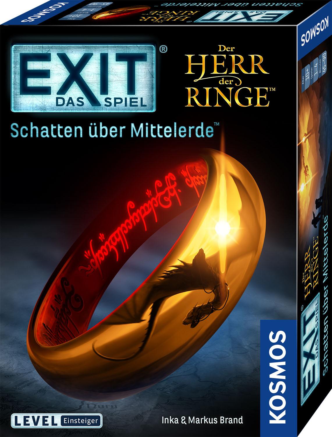 Vorderes Coverbild EXIT® - Das Spiel: Schatten über Mittelerde(TM)